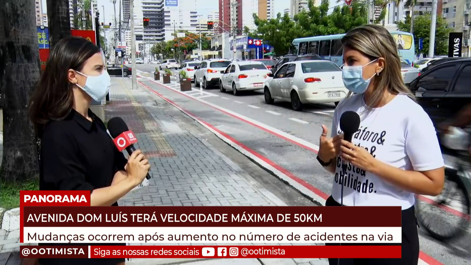 Juliana Coelho, Superintendente da AMC, comenta sobre alteracão da velocidade máxima na Av Dom luís