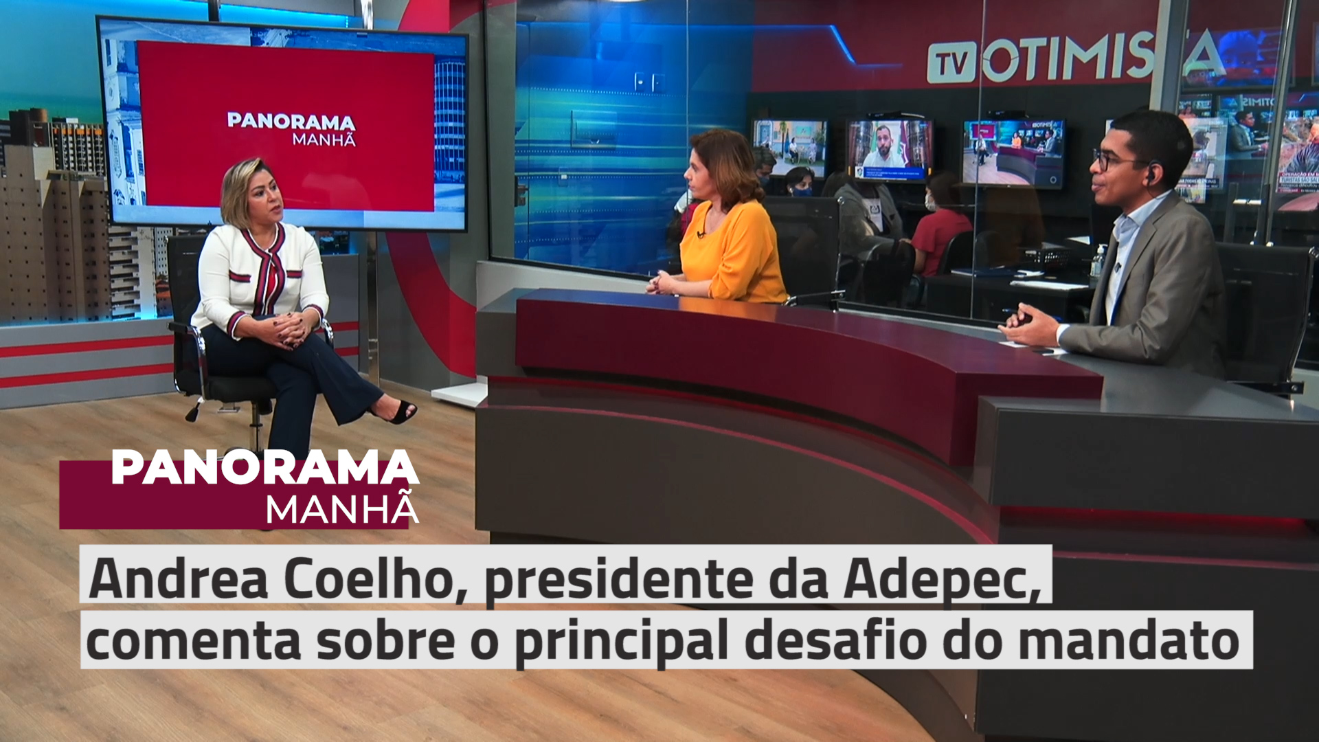Panorama Manhã – Andrea Coelho, presidente da Adepec, comenta sobre o principal desafio do mandato