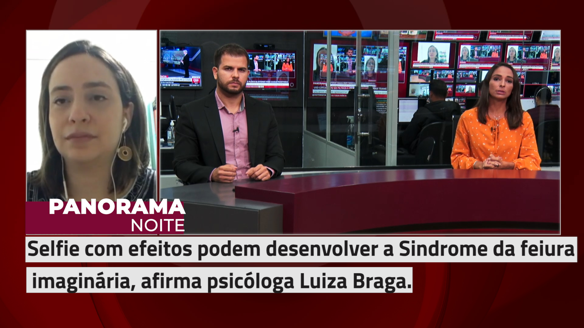 Psicóloga Luiza Braga afirma que selfie com efeitos podem desenvolver a Sindrome da feiura imaginária