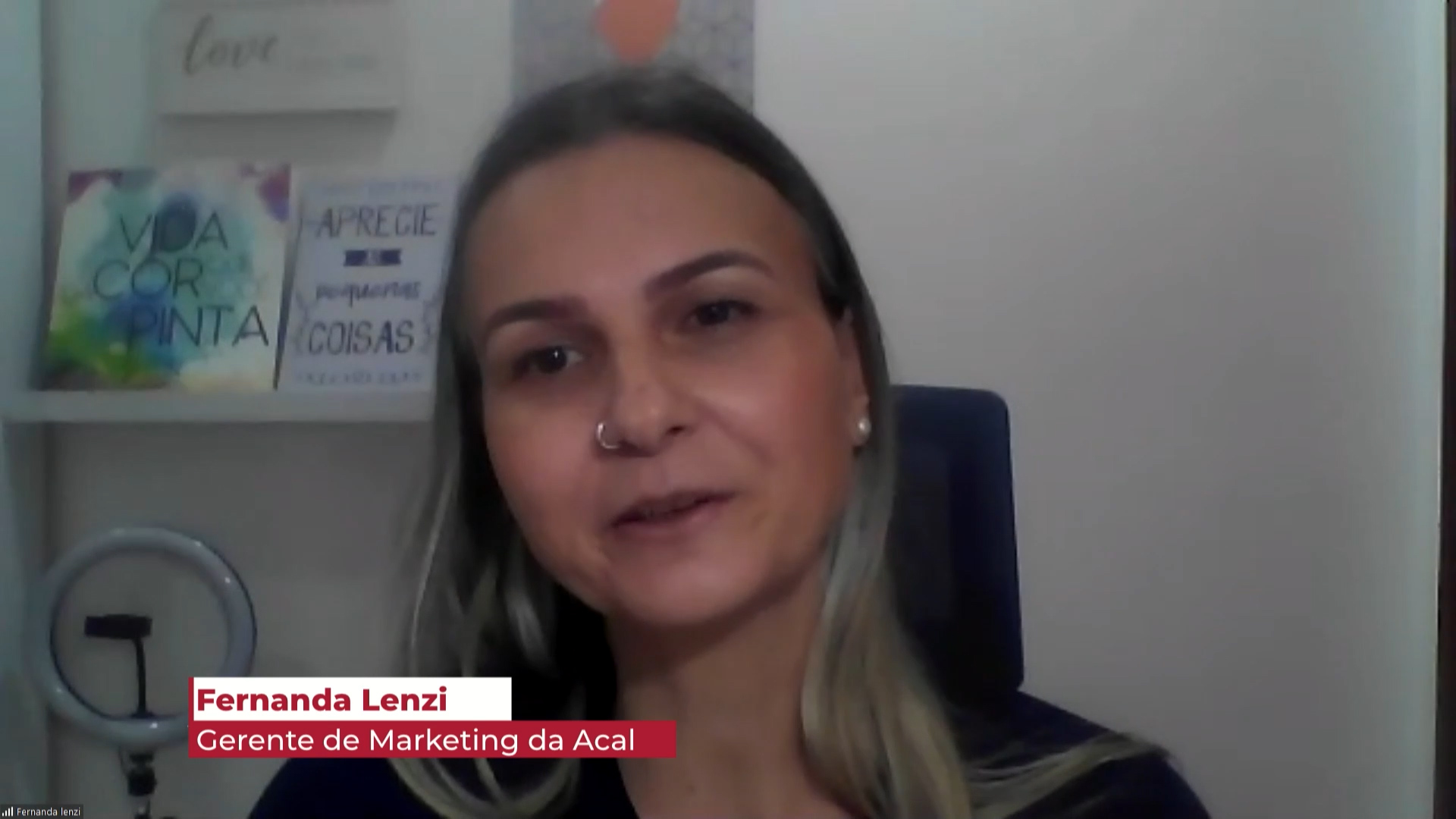 Fernanda Lenzi, gerente de marketing da ACAL, explica o aumento de mulheres empreenderas