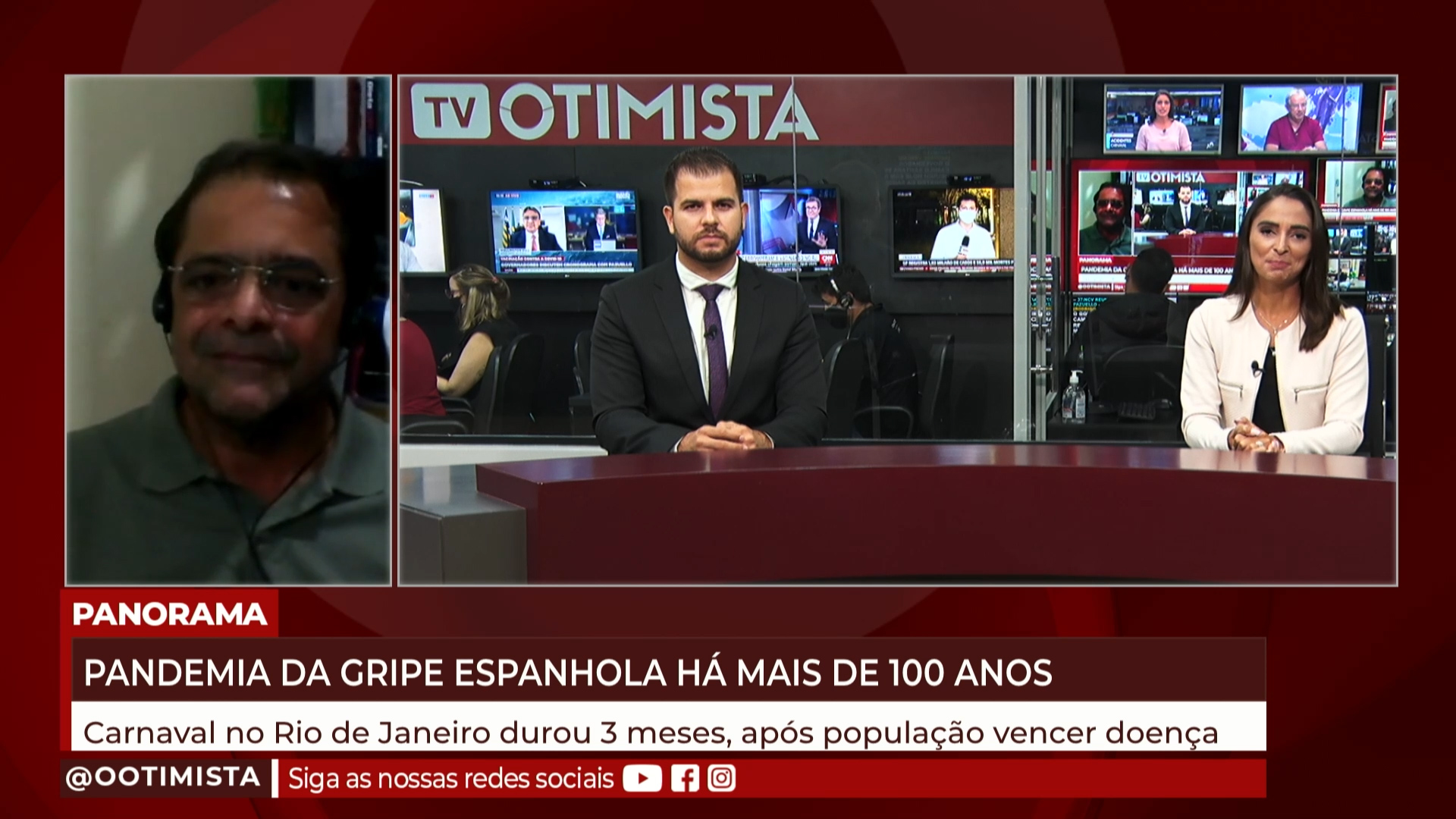 Wagner de Castro, Historiador, conta sobre carnaval de 3 meses após a gripe espanhola no RJ