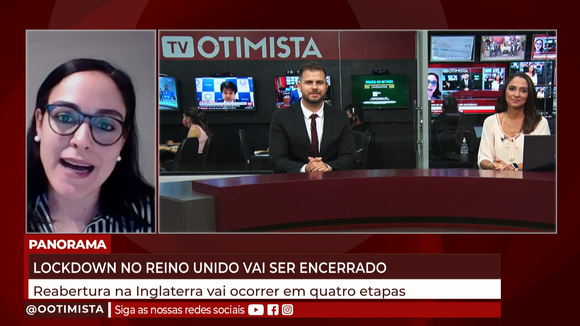 correspondente Juliana Lobo, Reino Unido vai relaxar o lockdown após 2 meses fechado