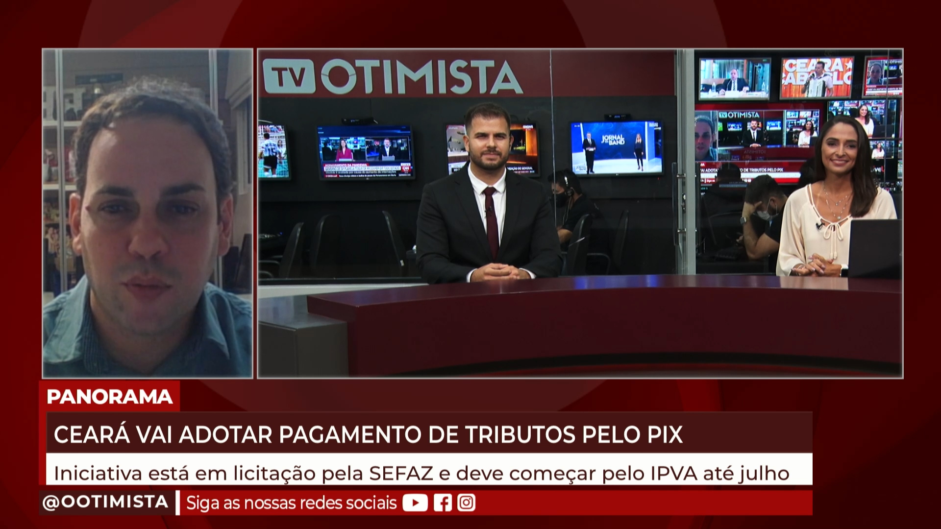 Fabrizio Gomes, sec exec do Tesouro Estadual, explica como deve ser o pagamento de tributo pelo pix
