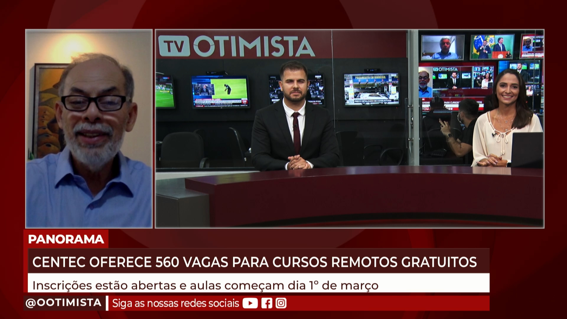 Inácio Arruda, sec da Ciência, explica como se candidatar para as 560 vagas para cursos gratuitos