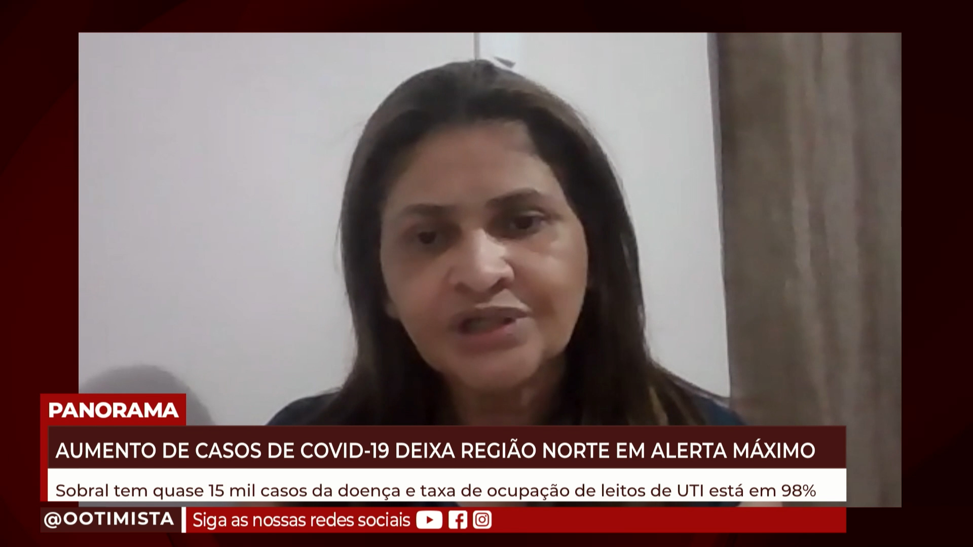 Regina Célia, sec da saúde de Sobral, comenta sobre o avanço da COVID 19 na região