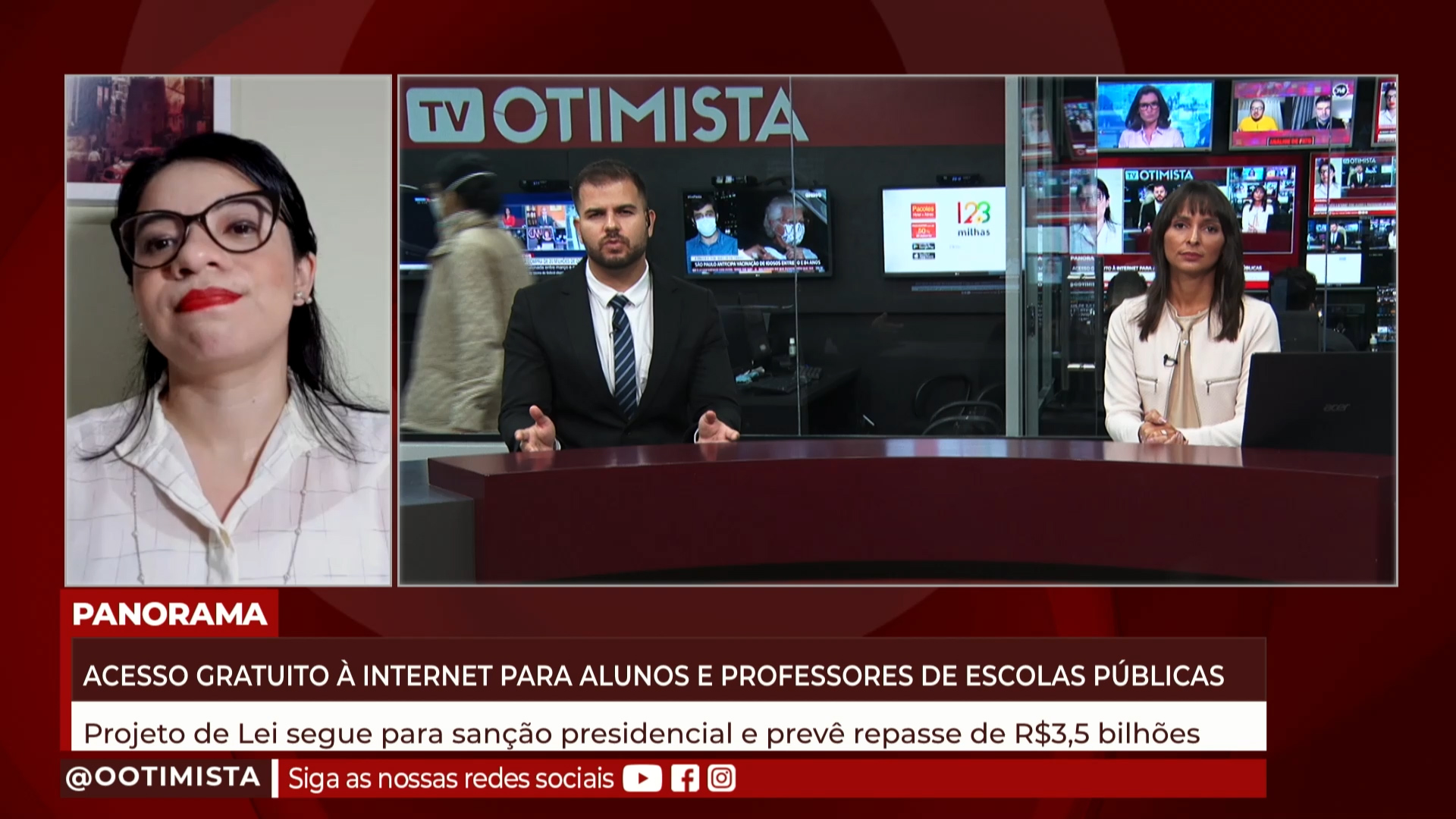 Thamires Alves, sec da comiss de educação, explica projeto que da internet a alunos da rede publica