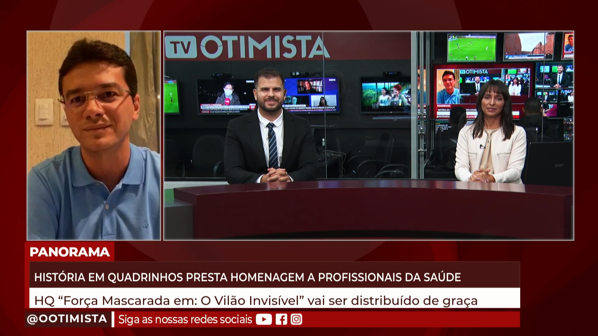 Fernando Hélio, Dir comercial da Sobral gráfica, profissionais de saúde ganham história em quadrinho
