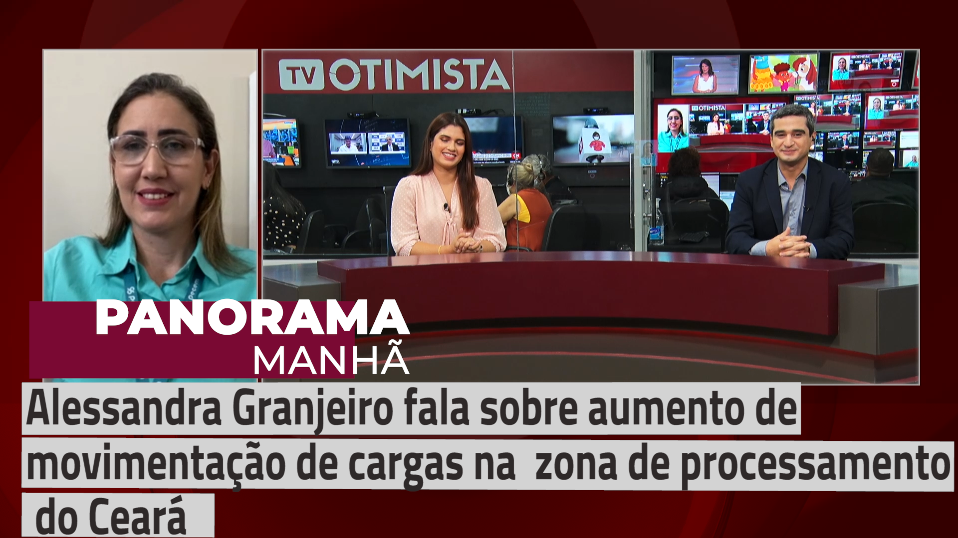 Alessandra Granjeiro fala sobre aumento de movimentação de cargas na  zona de processamento do Ceará