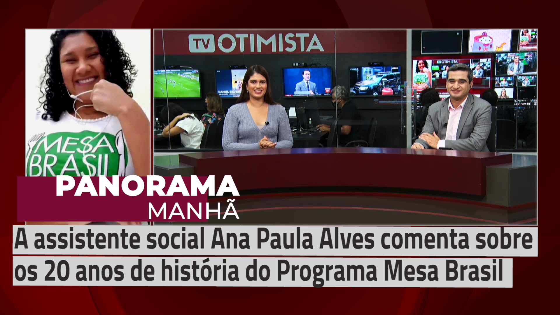 A assistente social Ana Paula Alves comenta sobre os 20 anos de história do Programa Mesa Brasil