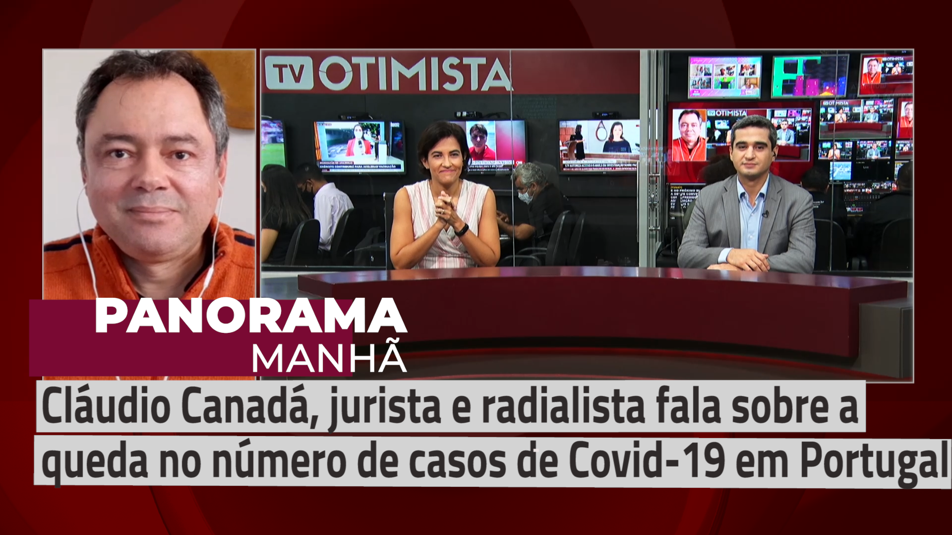 Cláudio Canadá, jurista e radialista fala sobre a queda no número de casos de Covid-19 em Portugal