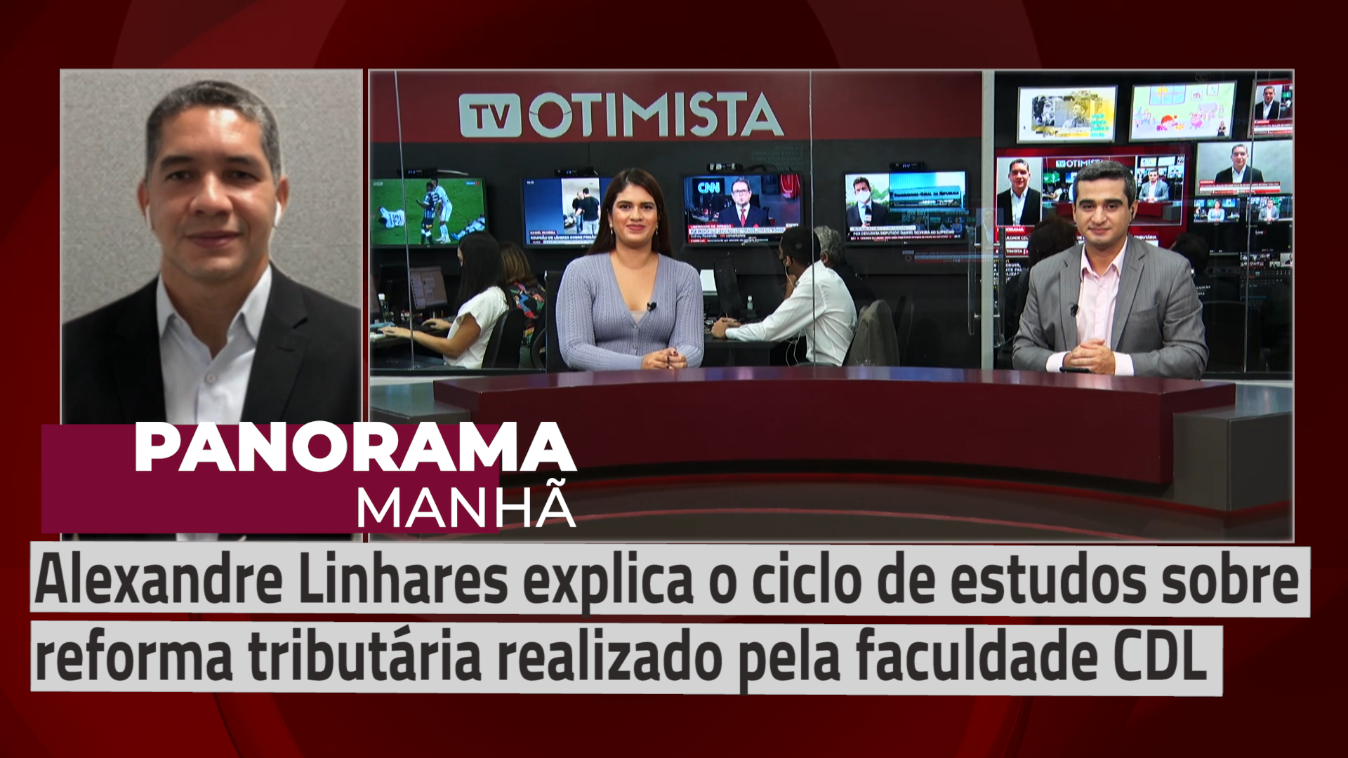 Alexandre Linhares explica o ciclo de estudos sobre reforma tributária realizado pela faculdade CDL