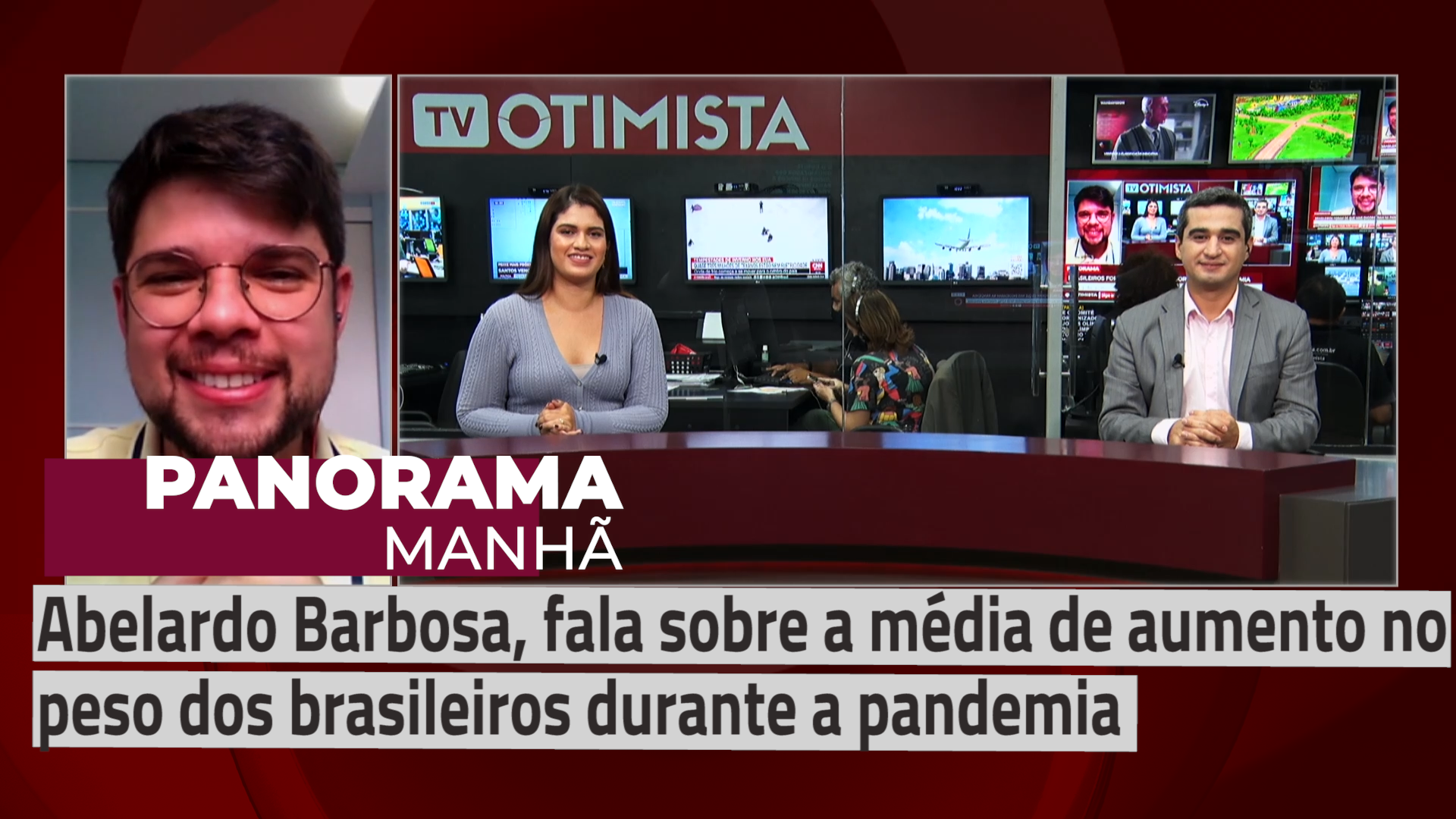 Abelardo Barbosa, fala sobre a média de aumento no peso dos brasileiros durante a pandemia