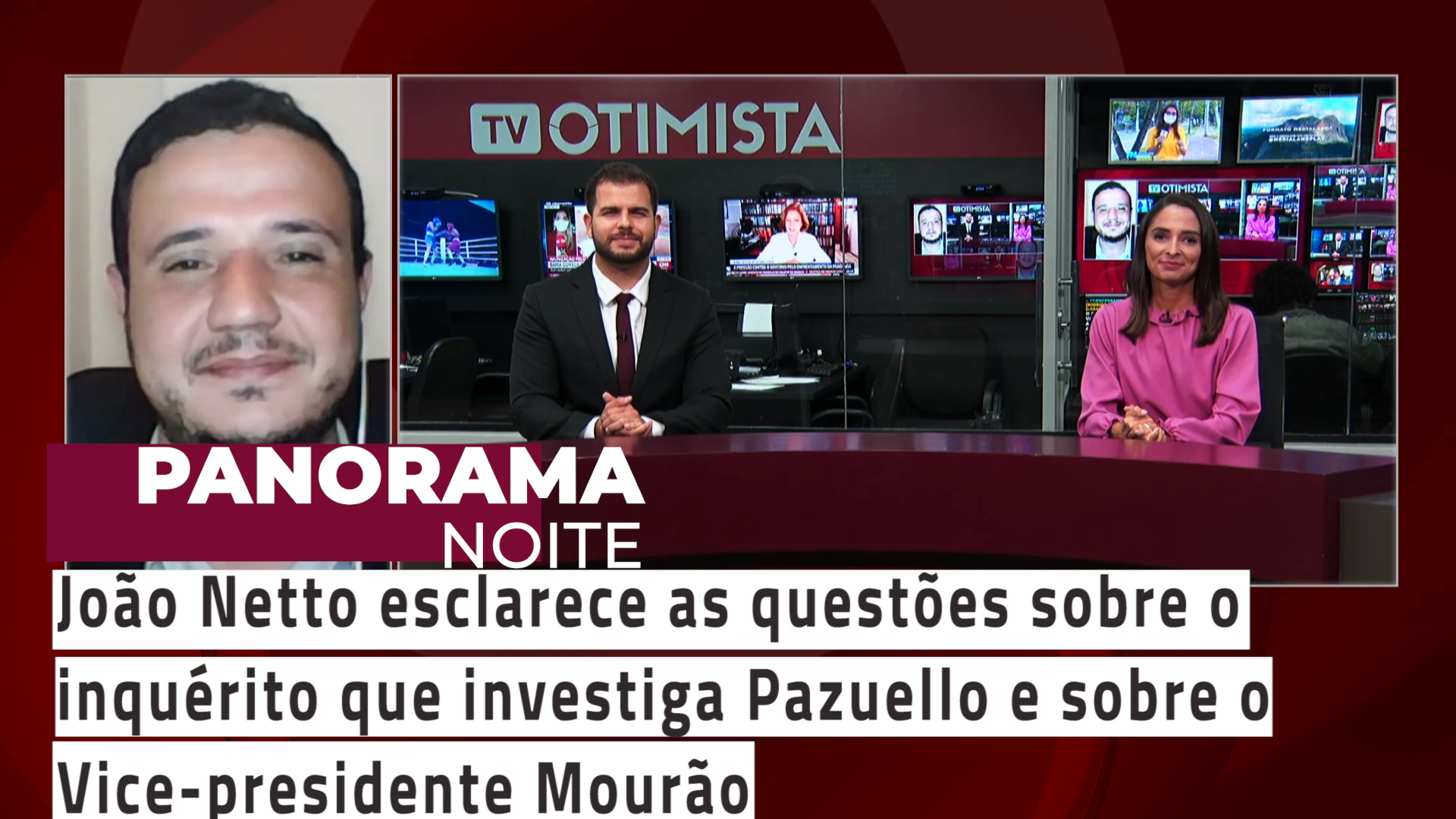 João Netto esclarece questões sobre inquérito que investiga Pazuello e sobre Vice-presidente Mourão