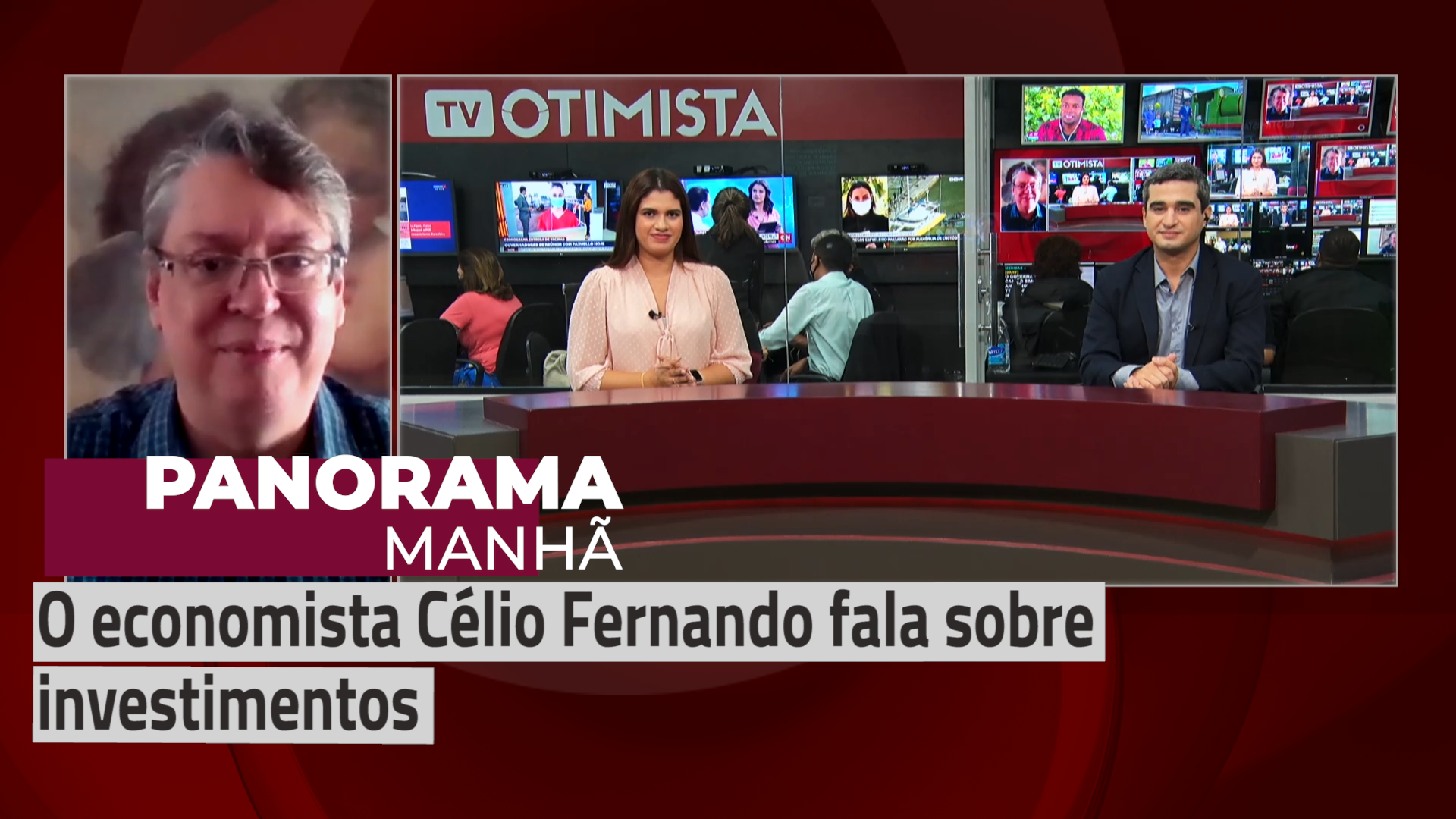 O economista Célio Fernando fala sobre investimentos