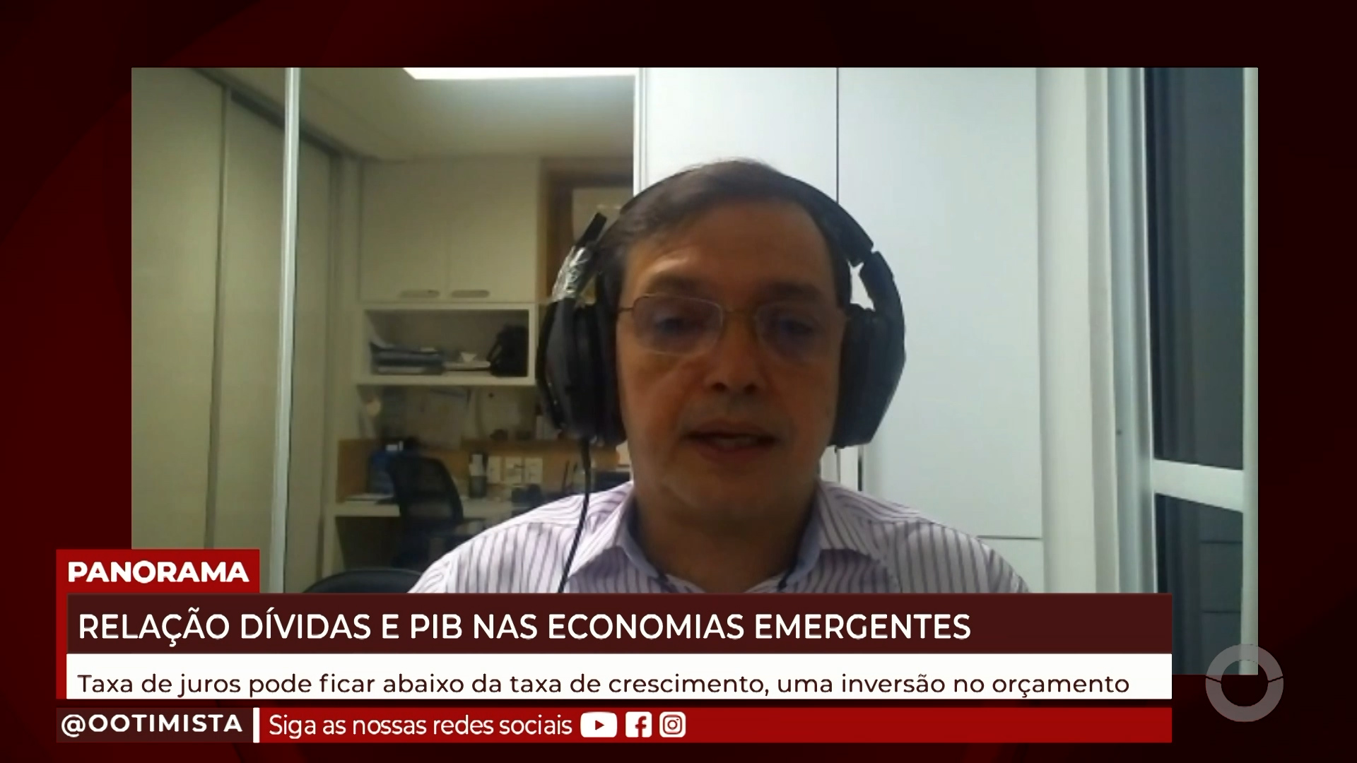 Érico Veras, Economista, explica relação  dívidas e PIB nas economias emergentes
