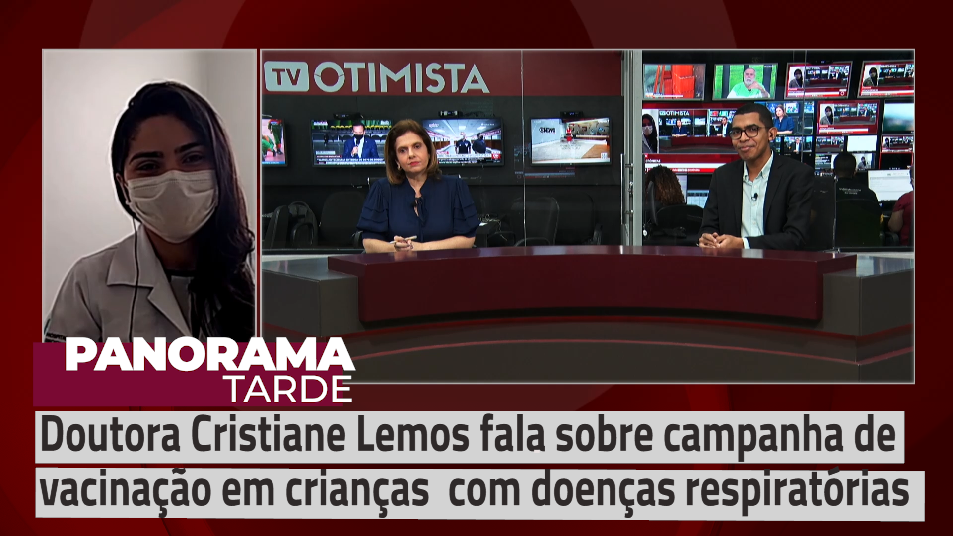 Doutora Cristiane Lemos fala sobre campanha de vacinação em crianças  com doenças respiratórias