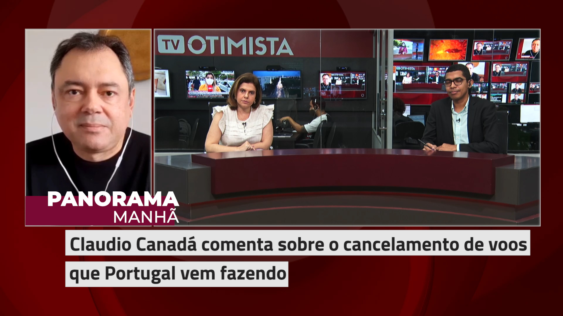 Panorama Manhã – Claudio Canadá comenta o cancelamento de voos que Portugal vem fazendo 01/02/2021