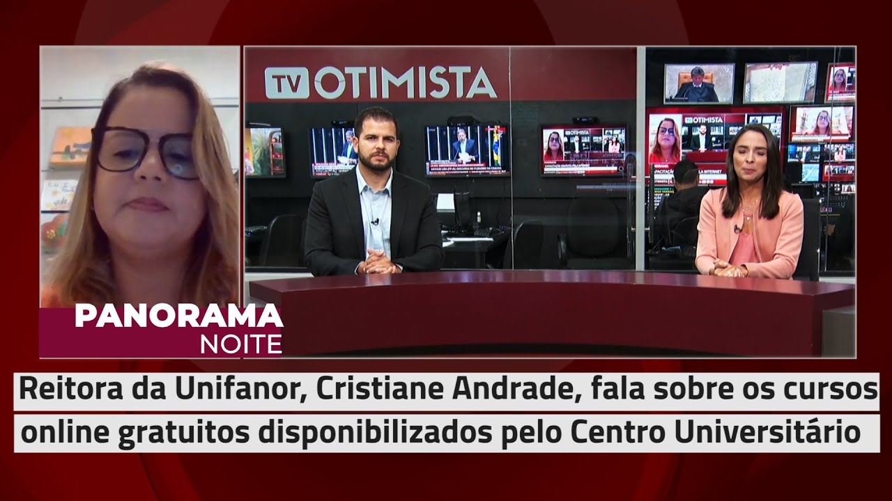 Reitora da Unifanor, Cristiane Andrade, fala sobre os cursos gratuitos pelo Centro Universitário