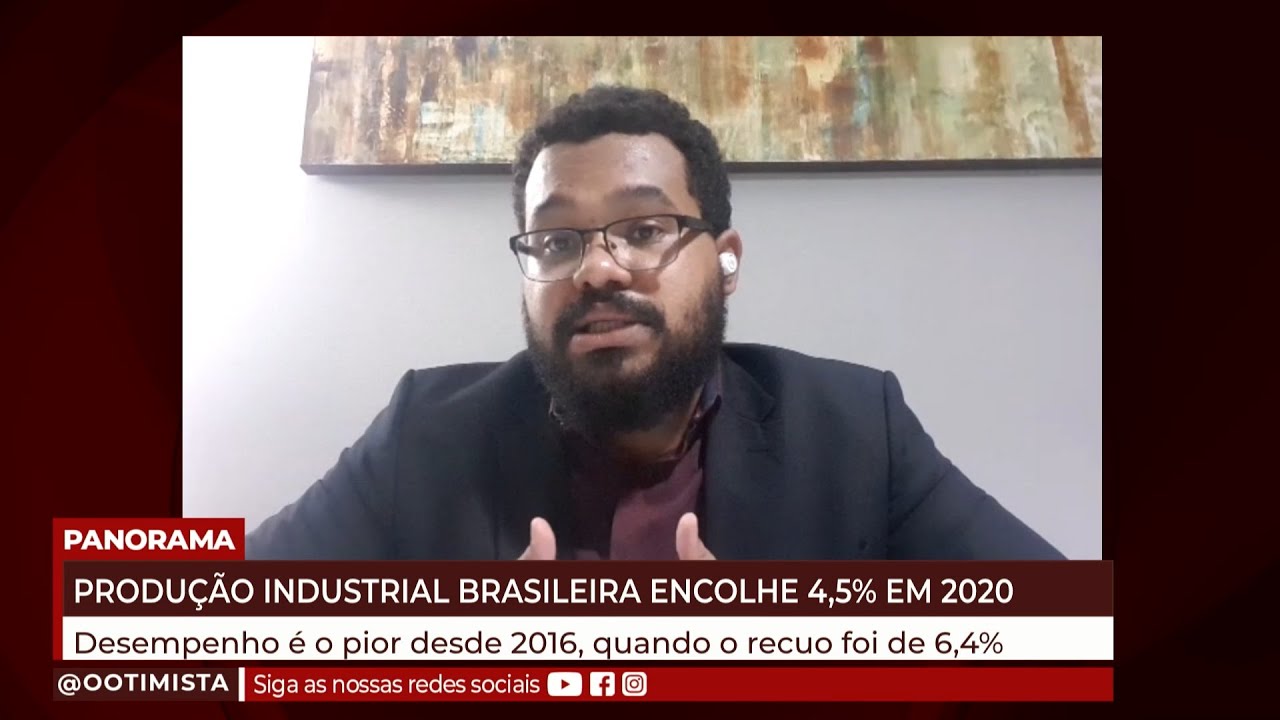 Davi Varela, Economista, Fala sobre o mal desempenho da produção industrial Brasileira em 2020