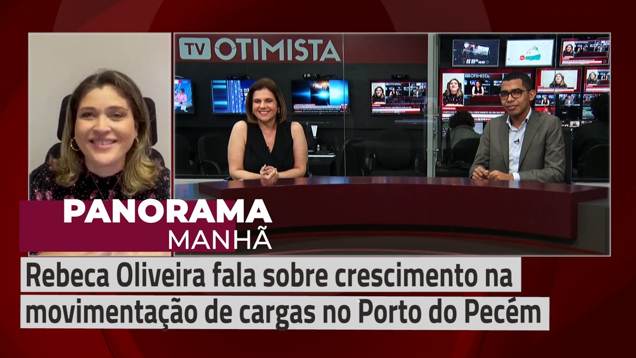 Rebeca Oliveira fala sobre crescimento na movimentação de cargas no Porto do Pecém