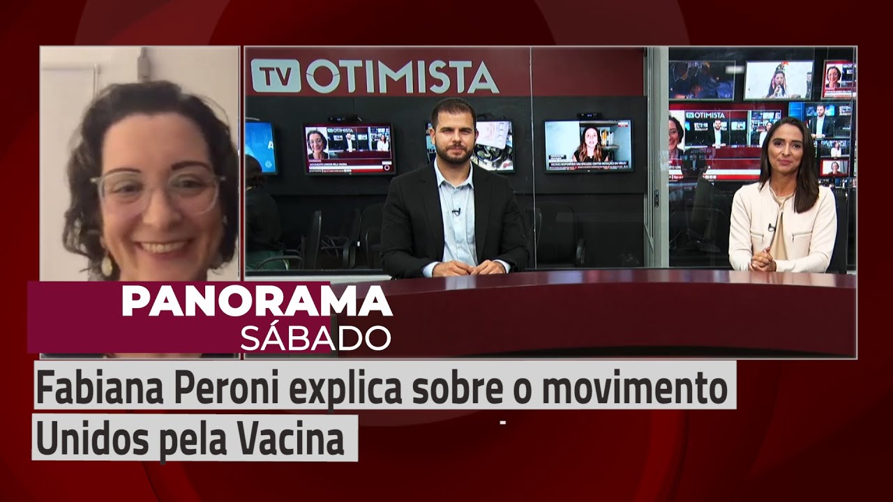 Fabiana Peroni explica sobre o movimento Unidos pela Vacina