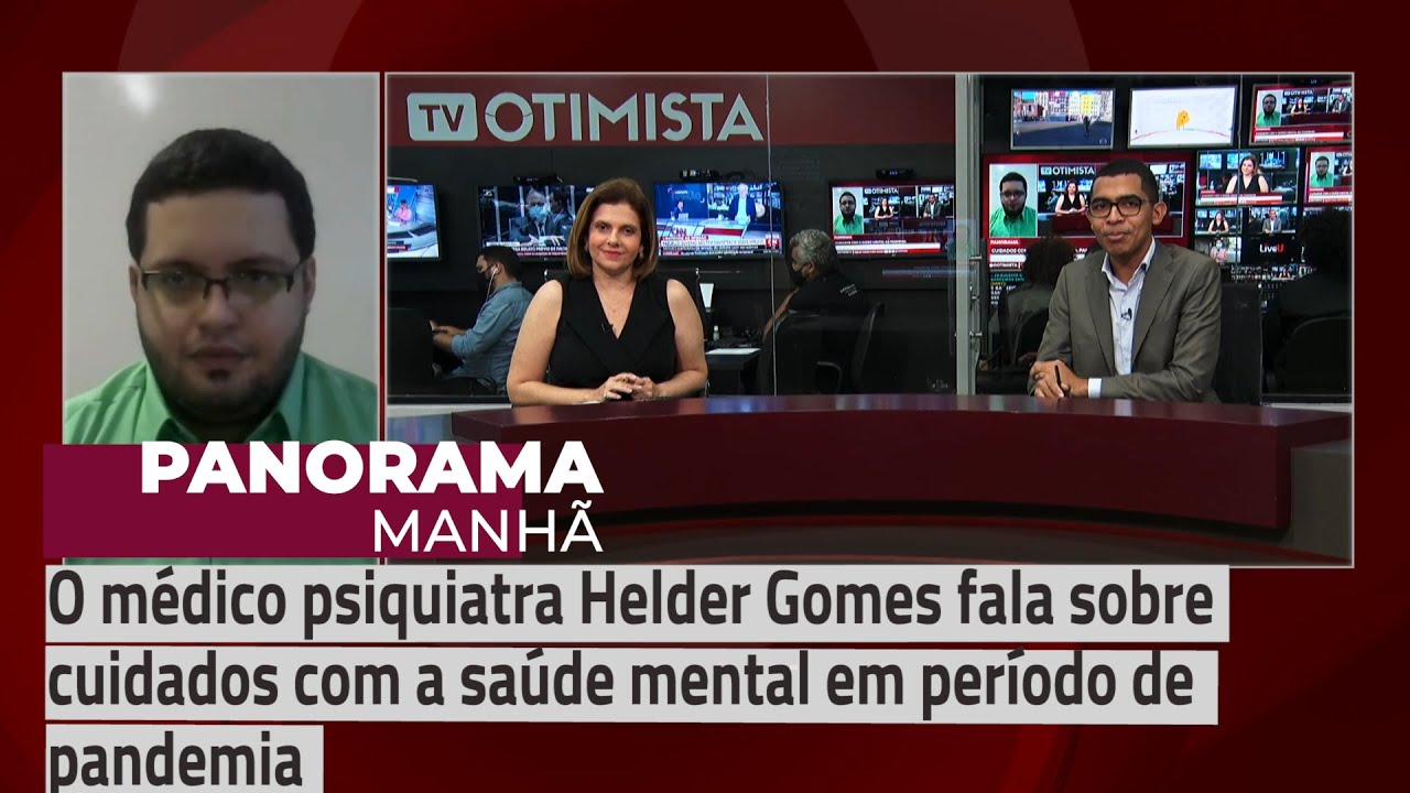 O médico psiquiatra Helder Gomes fala sobre cuidados com a saúde mental em período de pandemia