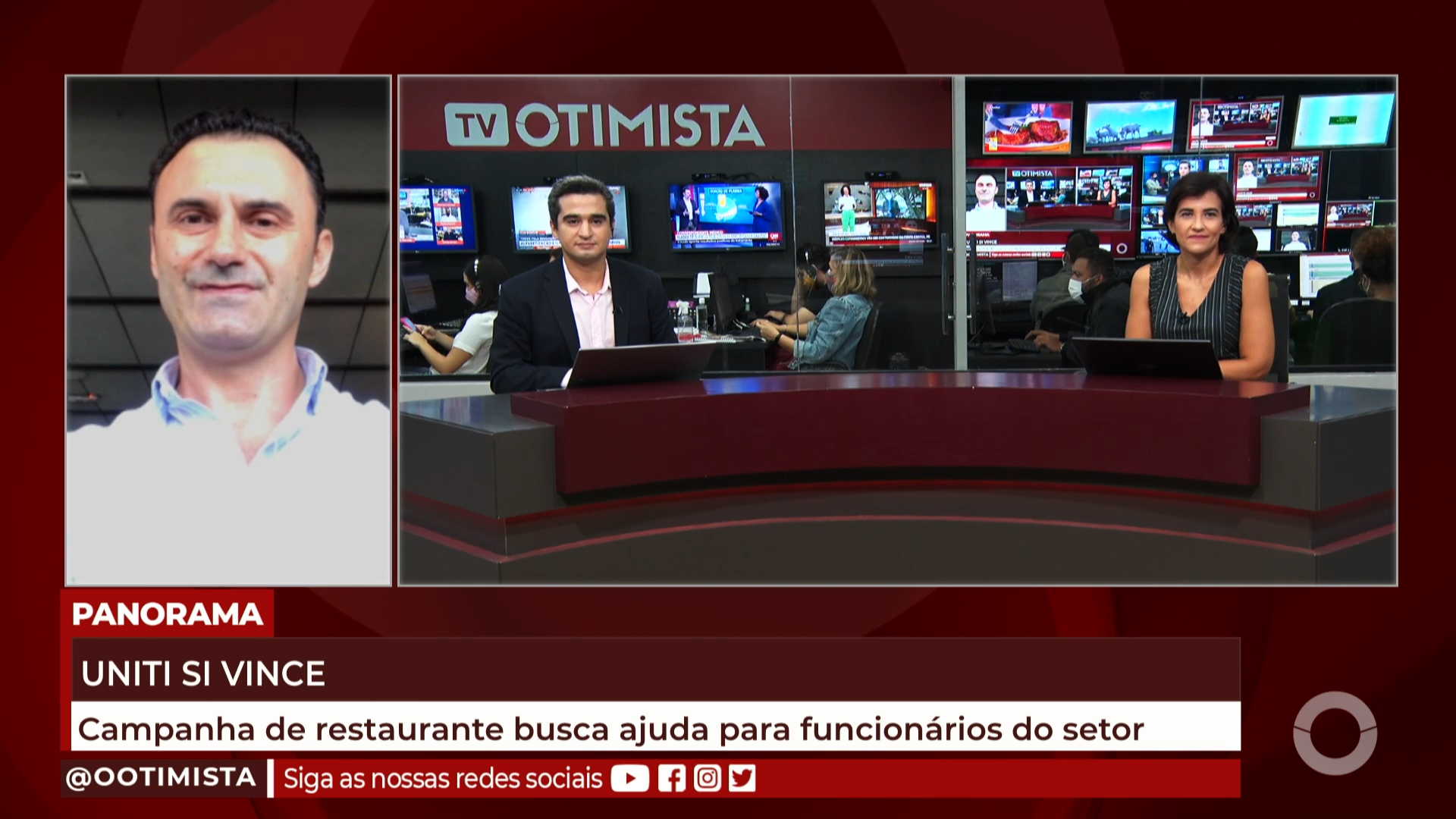 UNITI SI VINCE – Campanha de restaurante busca ajuda para funcionários do setor