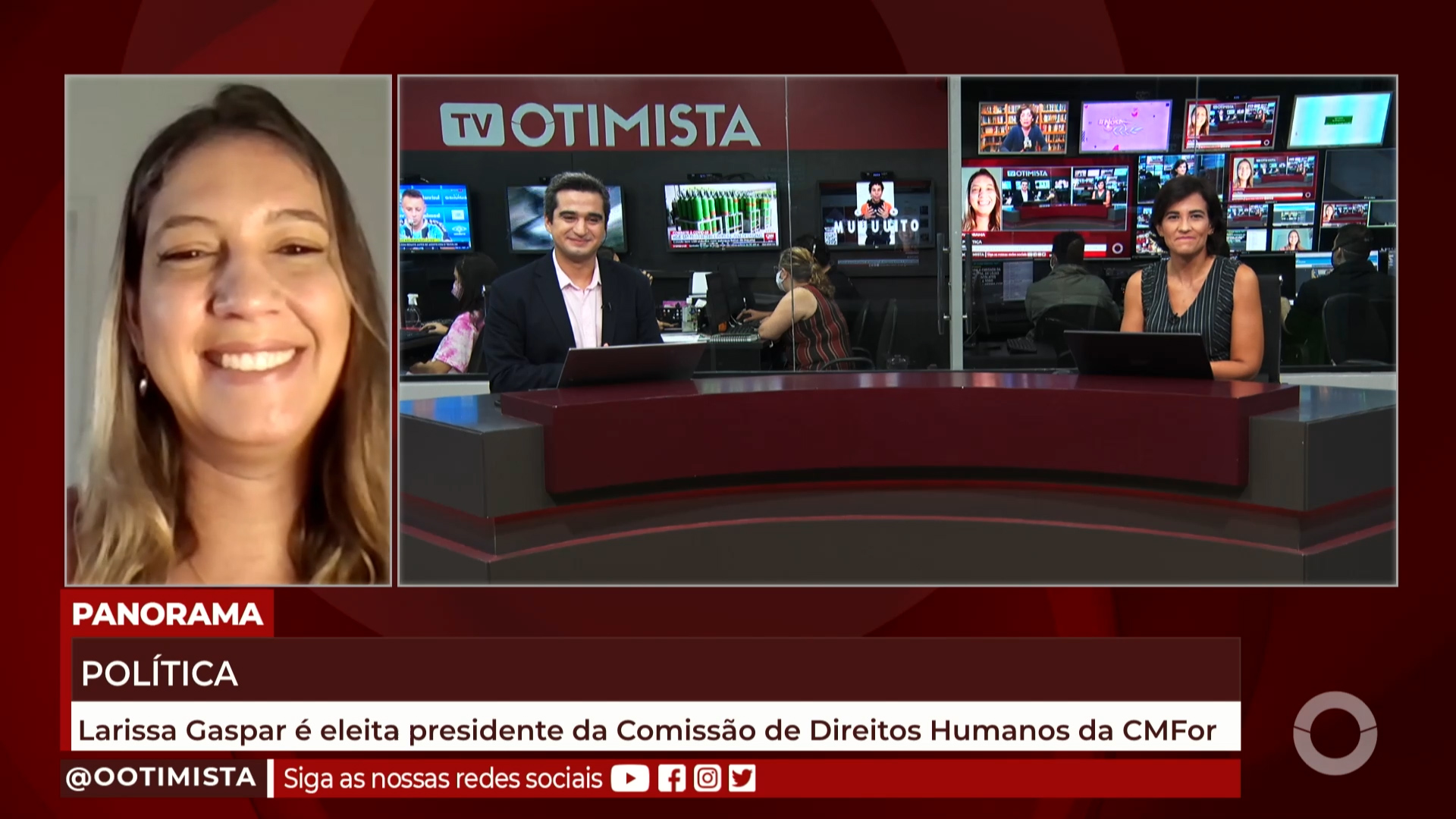 Vereadora de Fortaleza, Larissa Gaspar é eleita Presidente da comissão de Direitos Humanos da CMFor