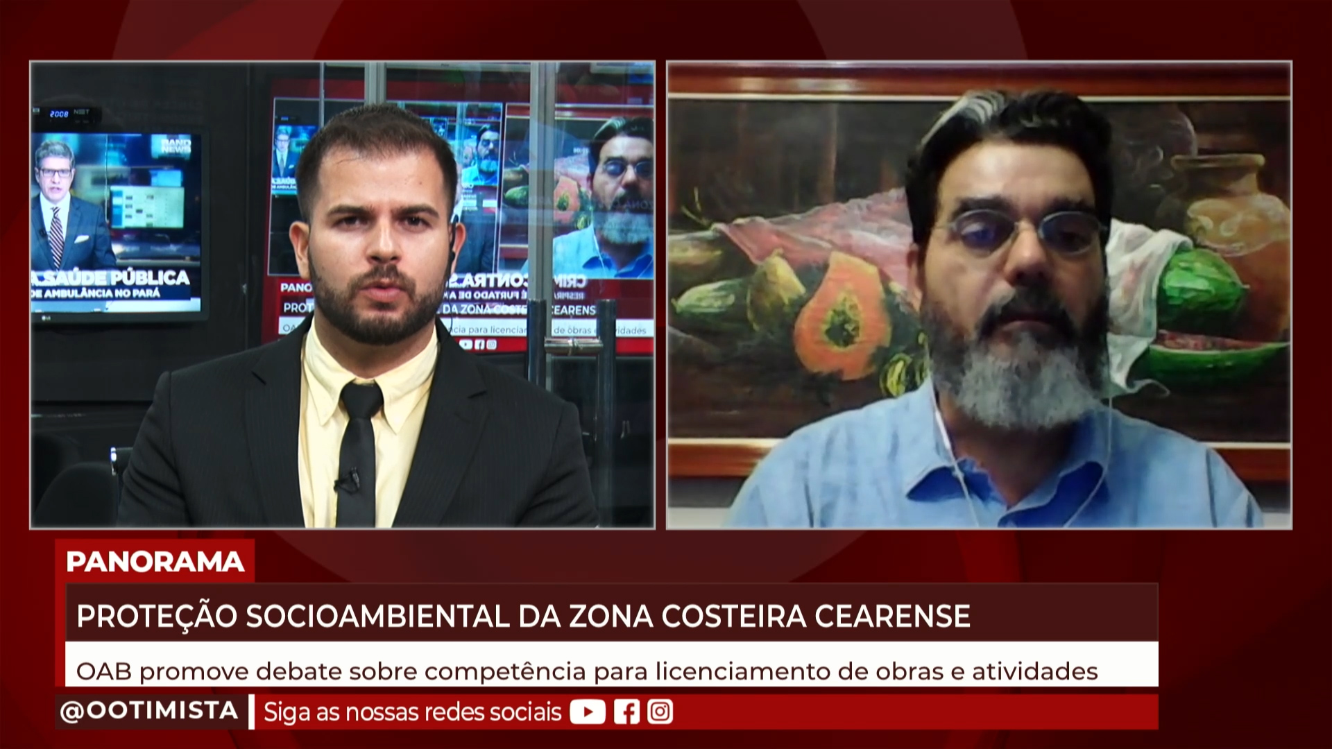 João Alfredo ,pres. comissão de direito Ambiental OAB-CE, comenta debate proteção socioambiental