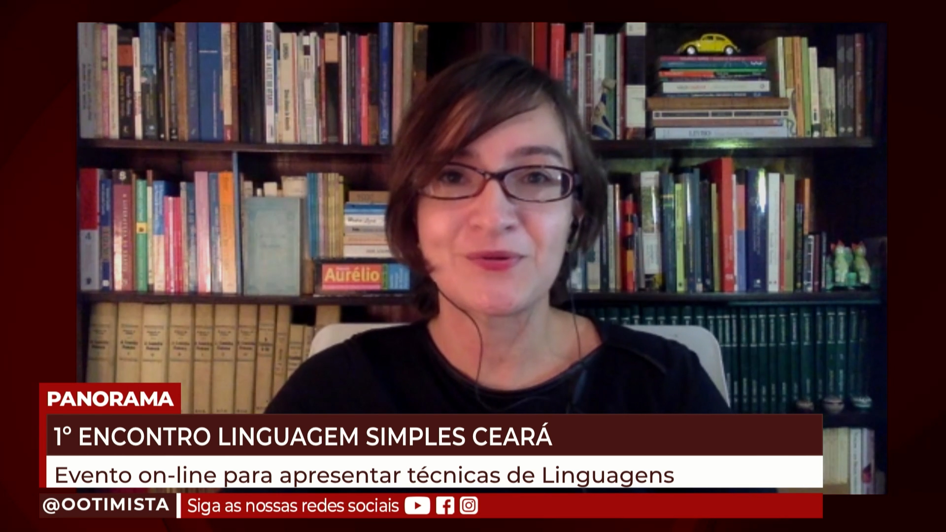 Isabel Ferreira, Coord do programa de linguagem, explica o 1ª encontro de linguagem simples Ceará