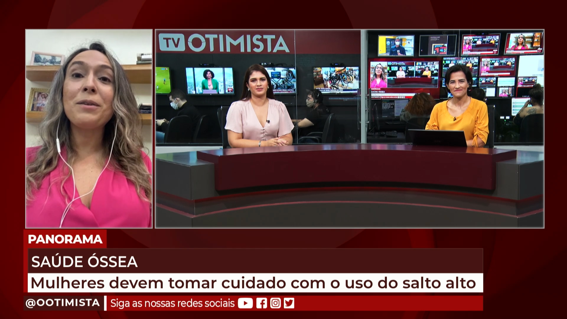 Christine Muniz, vice-pres SBOT, explica cuidados que as mulheres devem tomar com uso do salto alto