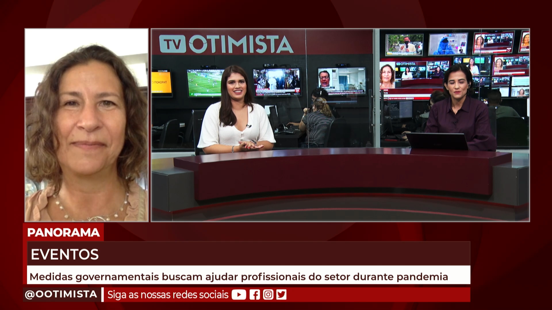 Liege Xavier, pres da ABRAPE/CE, explica medidas governamentais para ajudar profissionais de evento