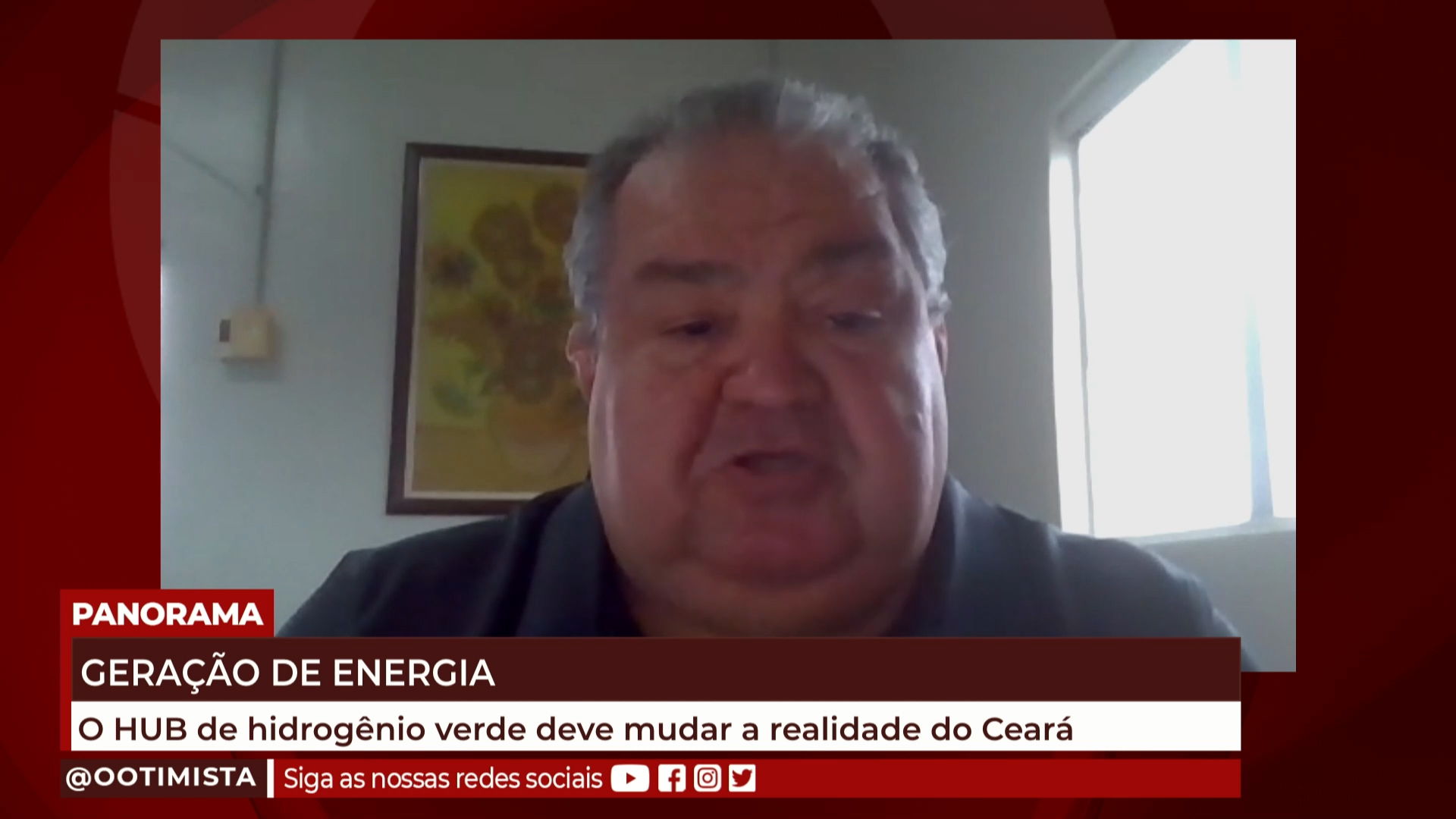 Marcos Soares, Pres do centro Industrial do CE, explica sobre nova fonte de energia Hidrogênio verde