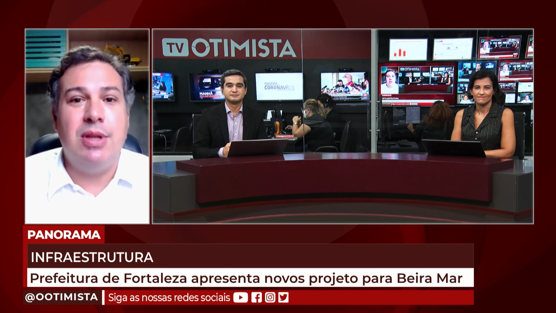 Samuel Dias, Sec. de infraestrutura de Fortaleza, apresenta novos projetos para Beira Mar