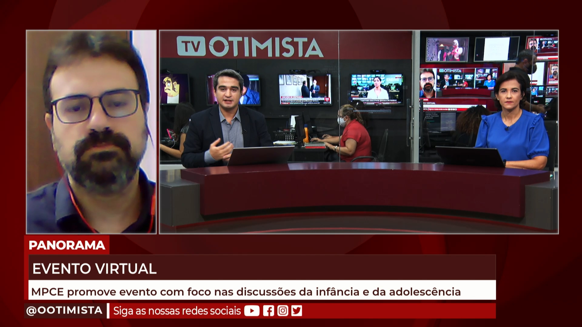 Flávio Corte, Promotor de Justiça, explica evento virtual promovido pelo MPCE sobre infância e adolescência