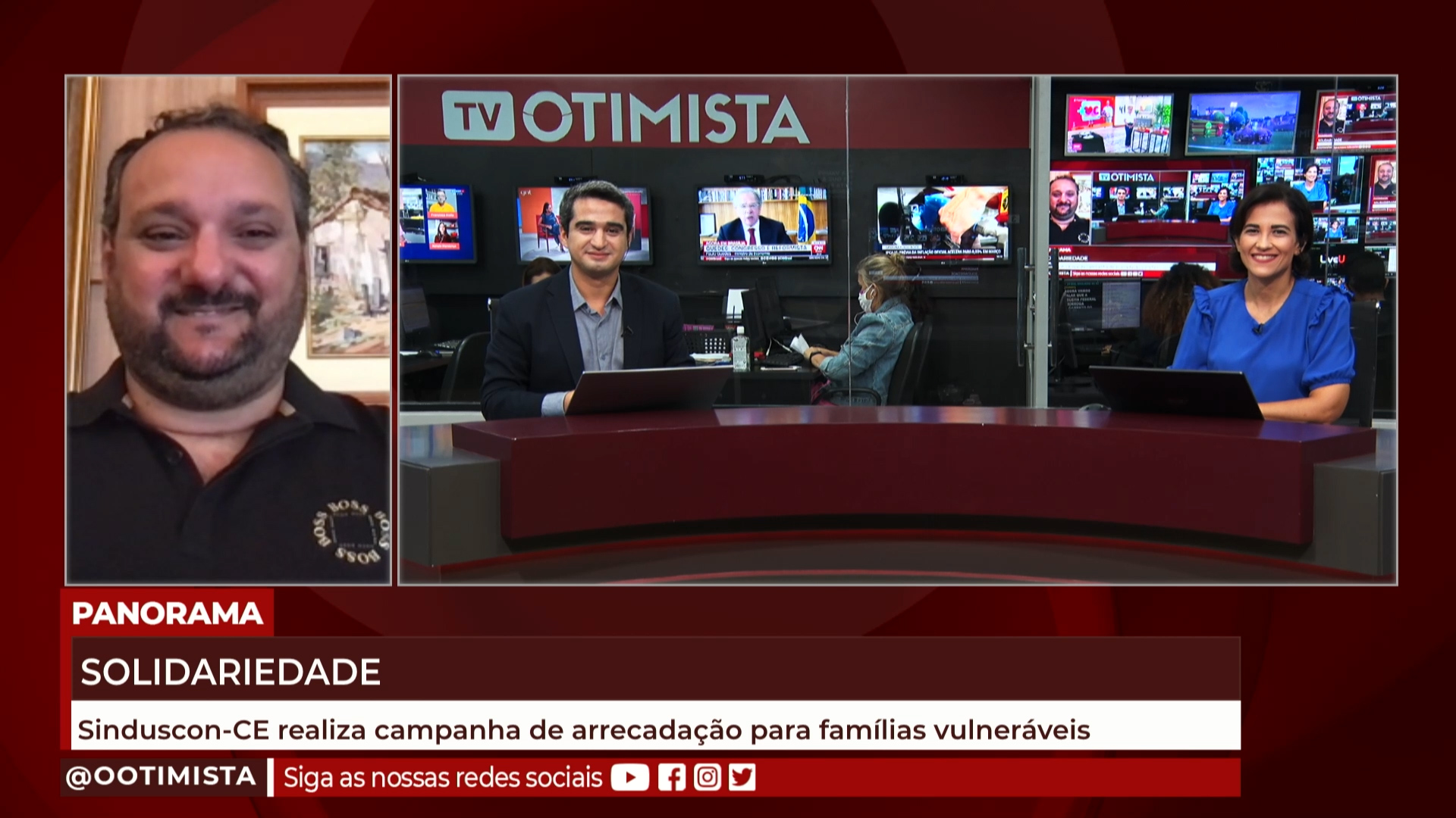Patriolino Dias, Pres. do Sinduscon-CE, realiza campanha de arrecadação para famílias vulneráveis