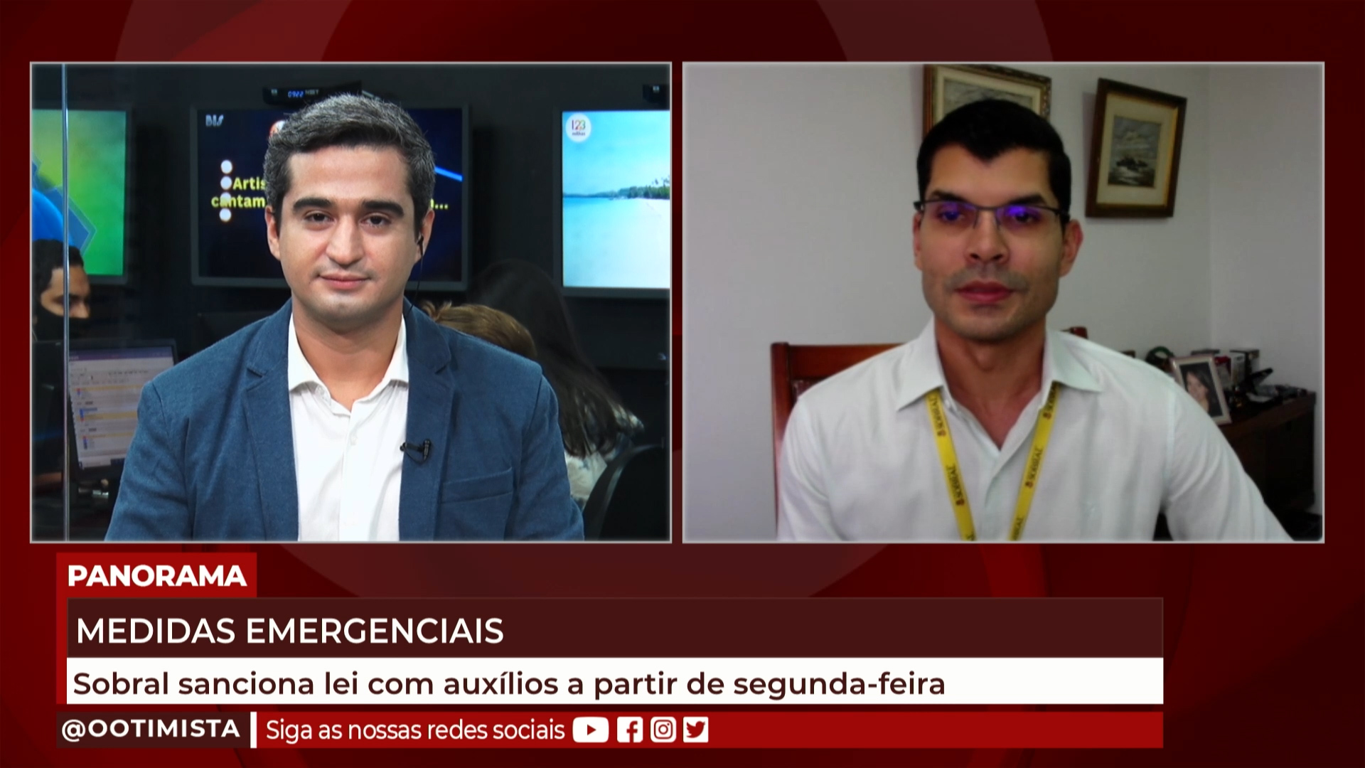 David Duarte, Chefe do gabinete de prefeitura de Sobral, explica medidas emergenciais