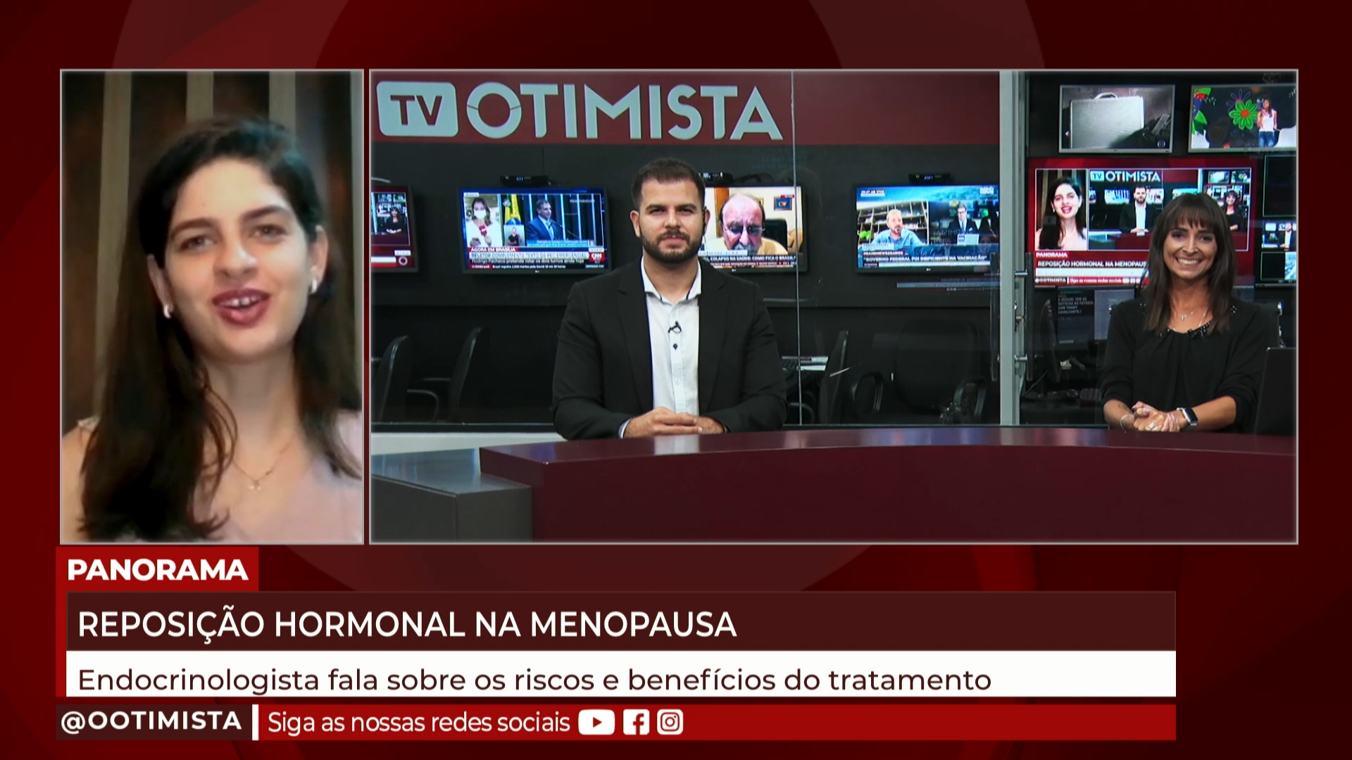 Ivana Melo, Endocrinologista, fala sobre reposição hormonal na menopausa