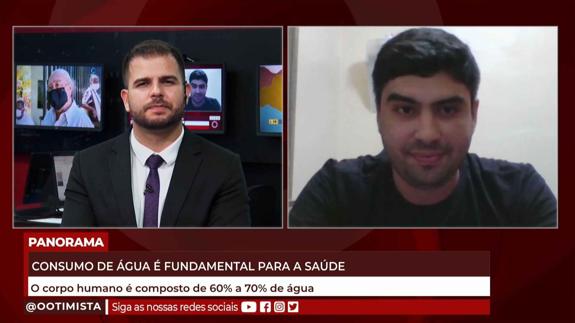 Alan Feitosa, Nutricionista, consumo de água é fundamental para a saúde