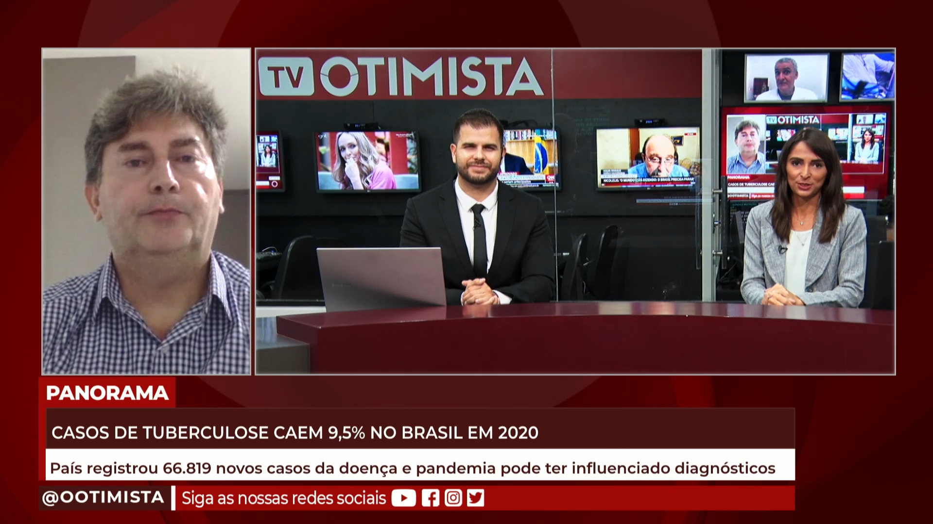 Roberto da Justa, Infectologista, casos de tuberculose caem 9,5% no Brasil em 2020