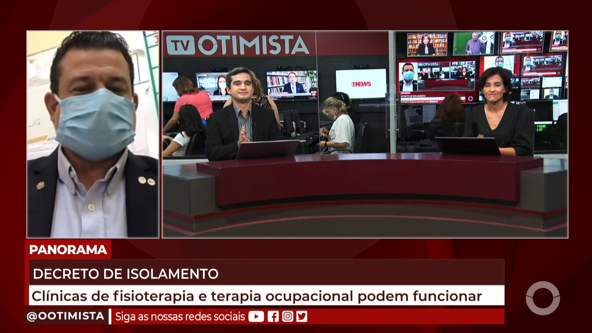 Decreto de Isolamento – Clínicas de fisioterapia e terapia ocupacional podem funcionar de forma presencial