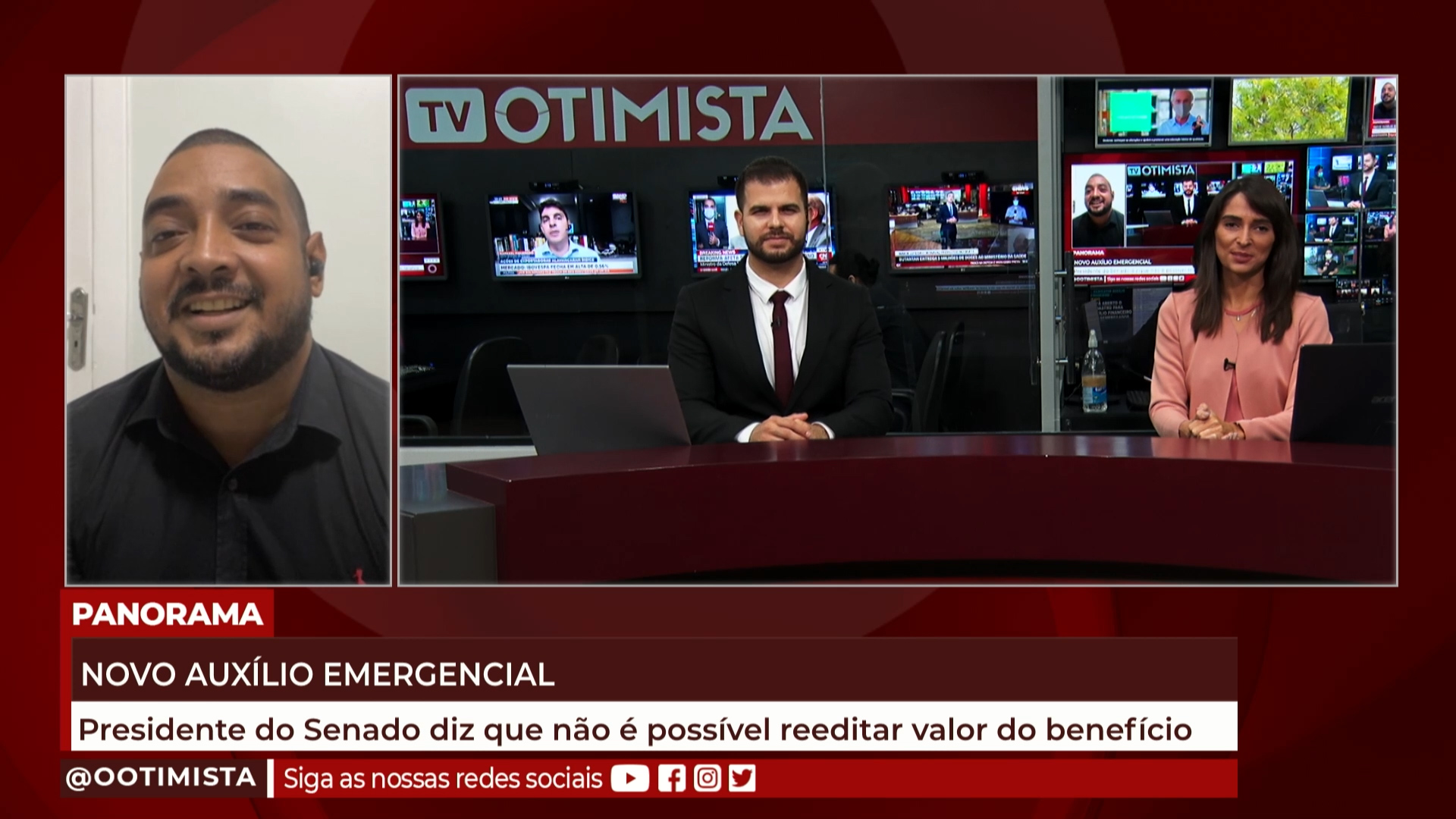 Novo Auxílio emergencial – Presidente do Senado diz que não é possível reeditar o valor do benefício