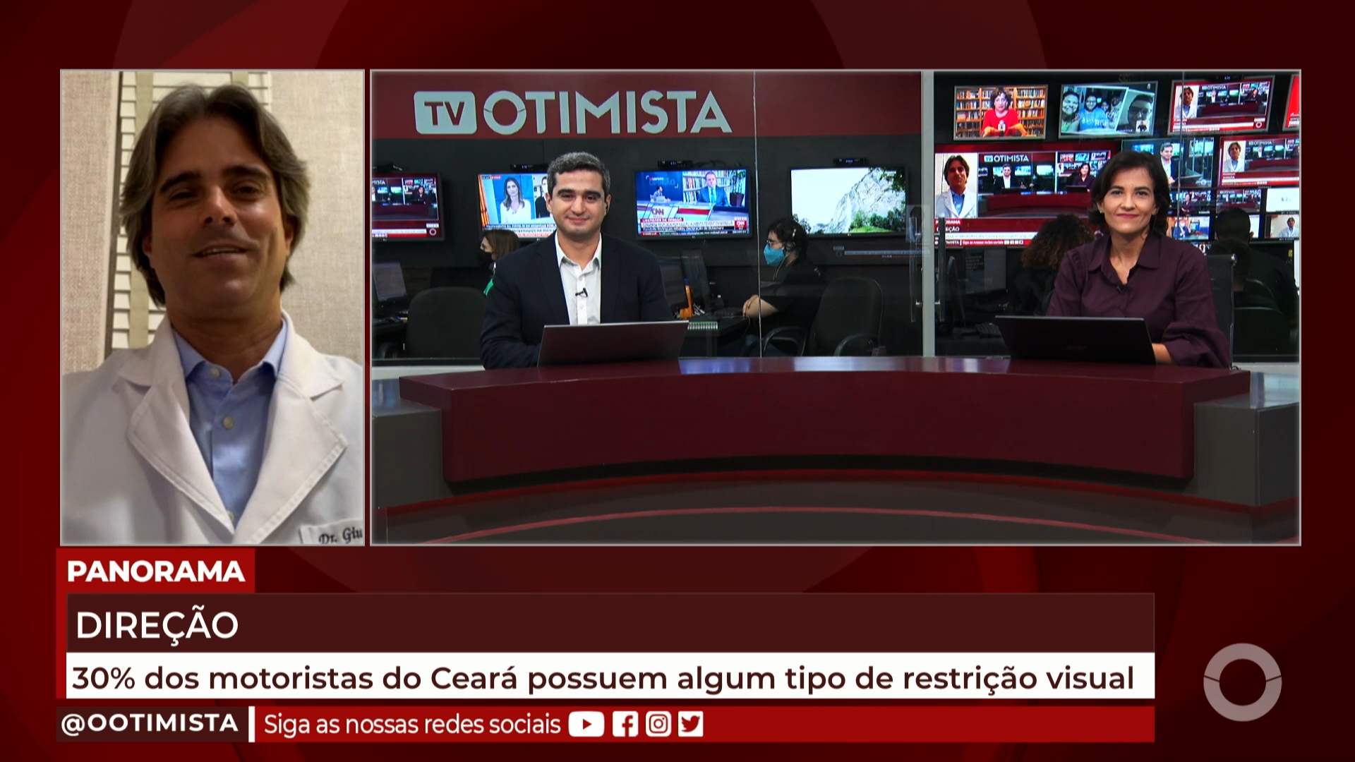 30% dos motoristas do Ceará possuem algum tipo de restrição visual