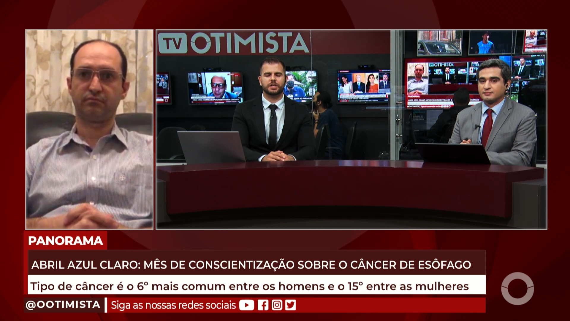 Abril Azul claro: Mês de conscientização sobre o câncer de esôfago