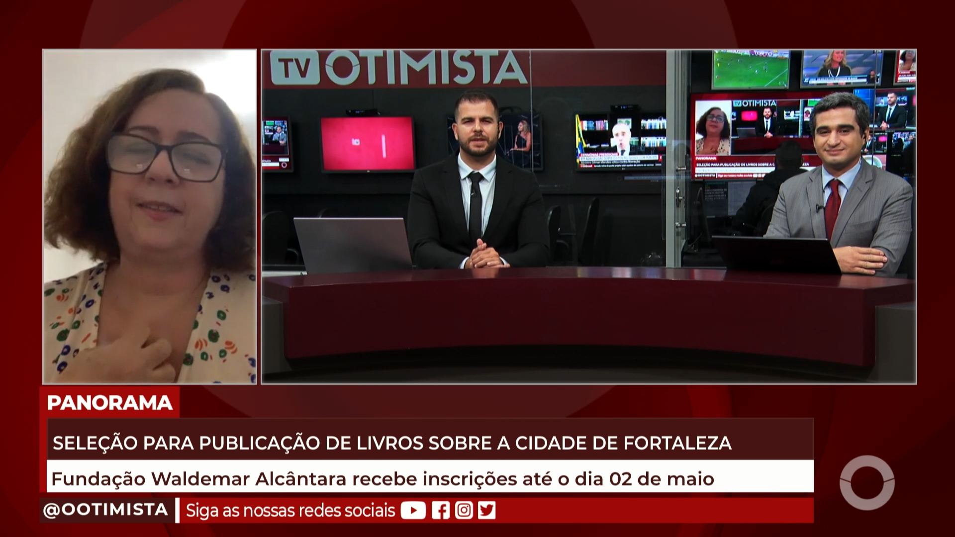 Seleção para publicação de livros sobre a cidade de Fortaleza