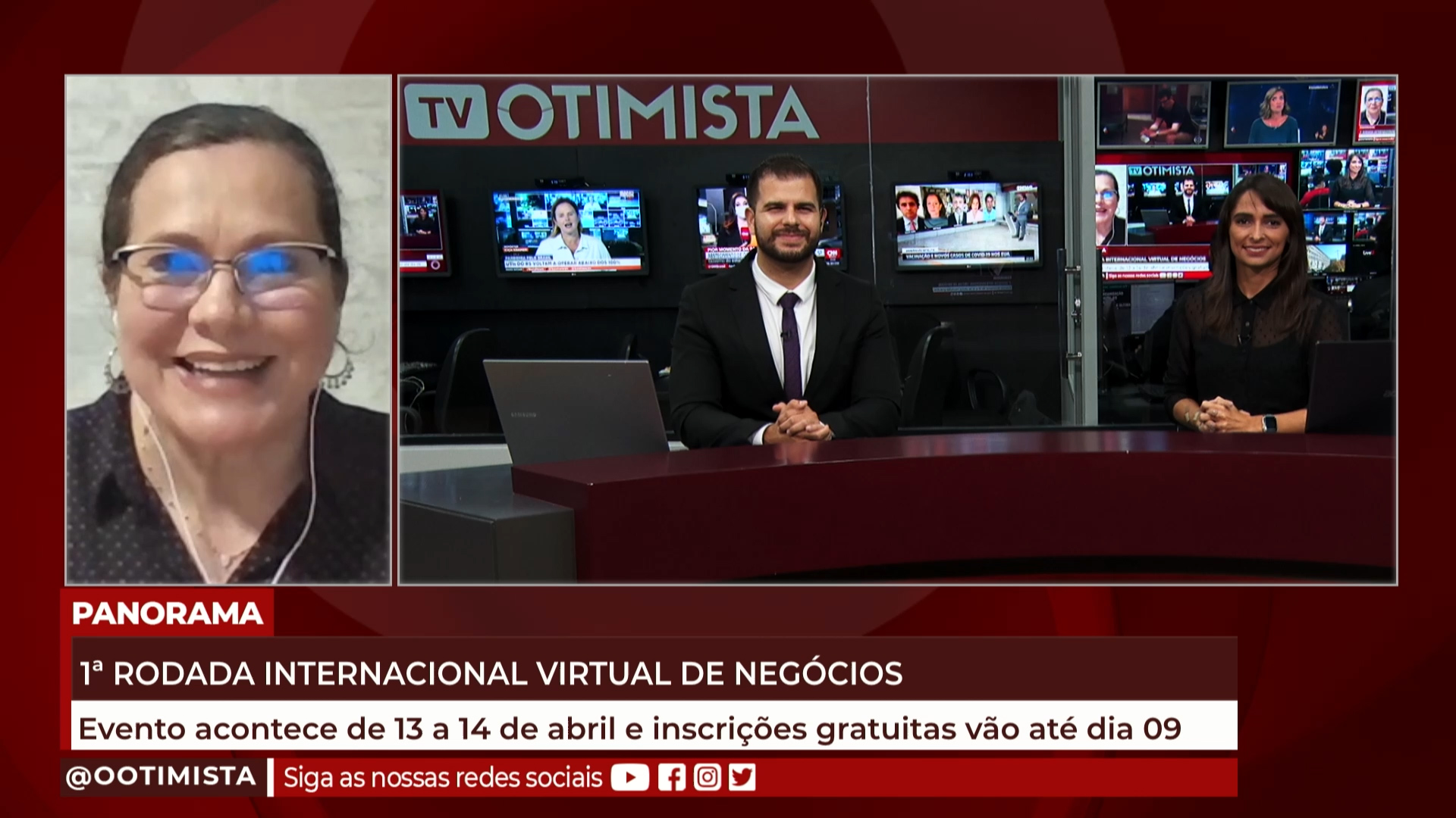 1ª rodada internacional virtual de negócio, evento acontece de 13, 14 de Abril, inscrições gratuitas