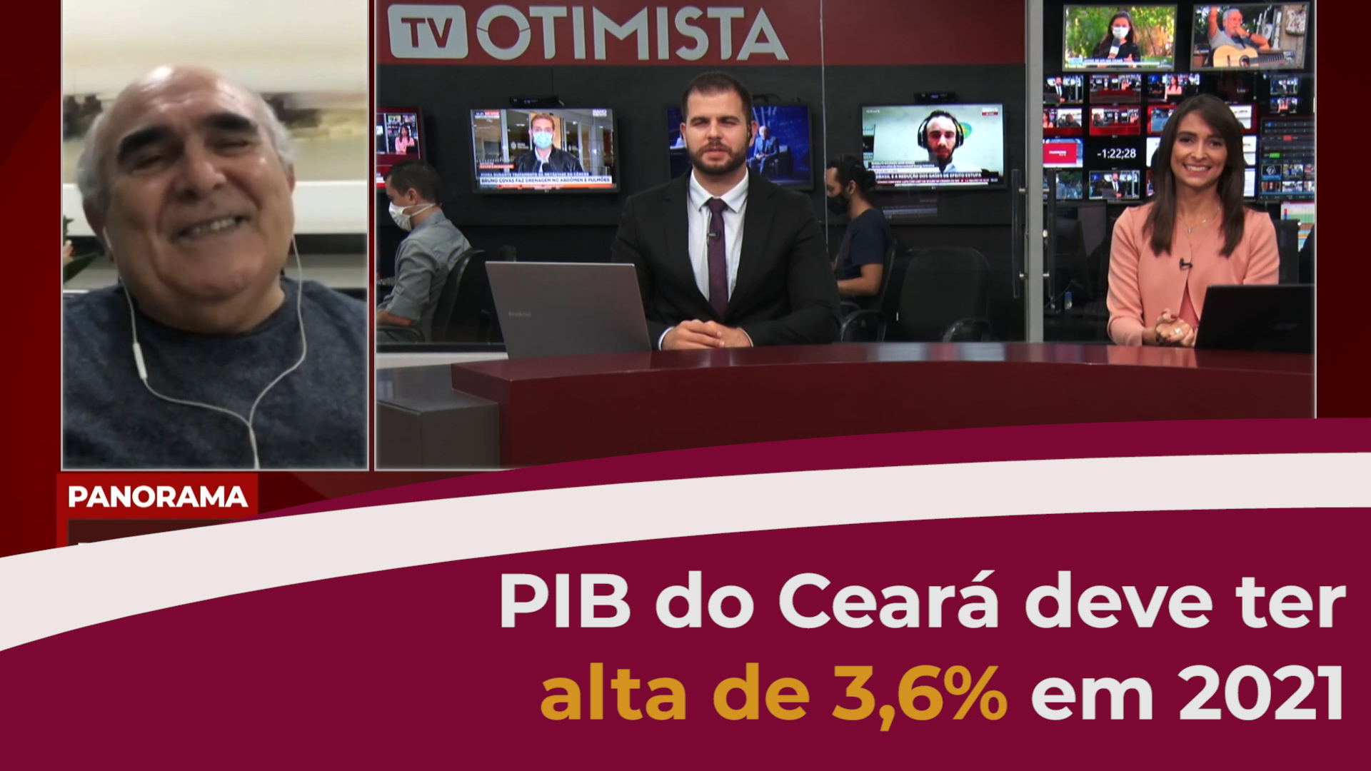 O avanço do processo de vacinação devem garantir uma expansão de 3,6% do PIB no Ceará em 2021