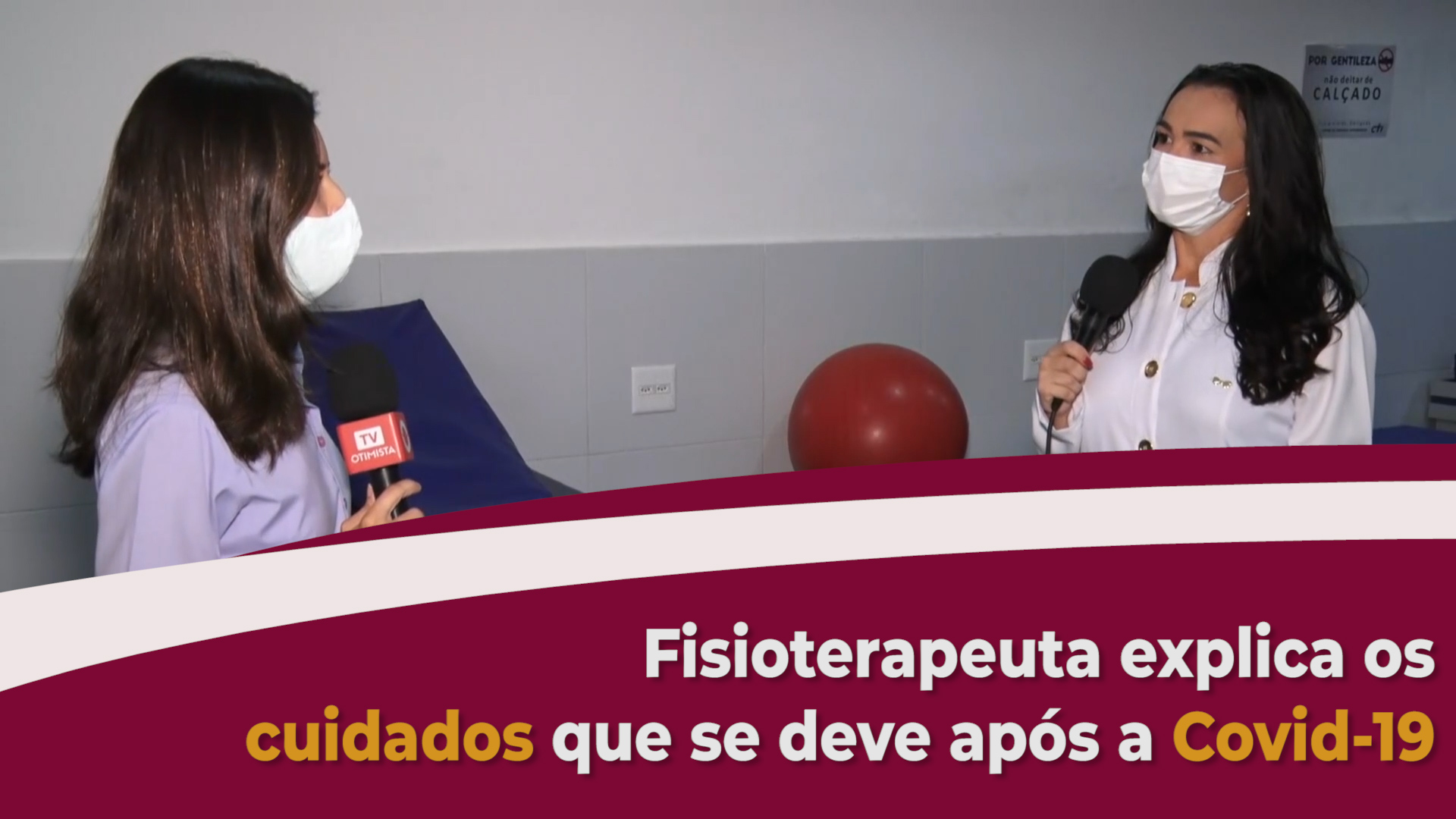 A Fisioterapeuta, Tatiana Rocha, explica os cuidados que se devem ter após a recuperação da Covid-19