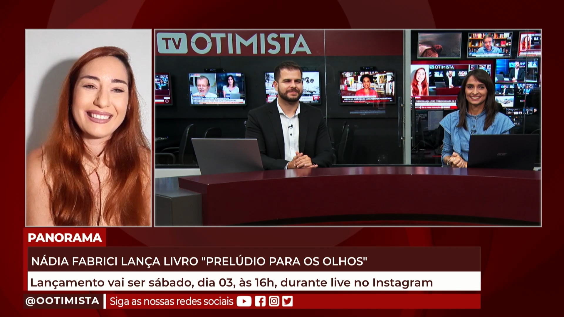 Nádia Fabrici lança livro ” Prelúdio para os olhos ”