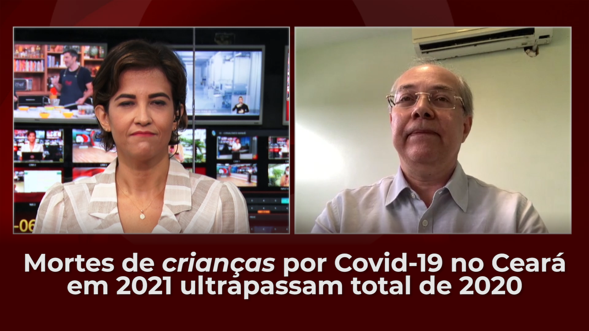Mortes de crianças por Covid-19 no Ceará em 2021 ultrapassam total de 2020